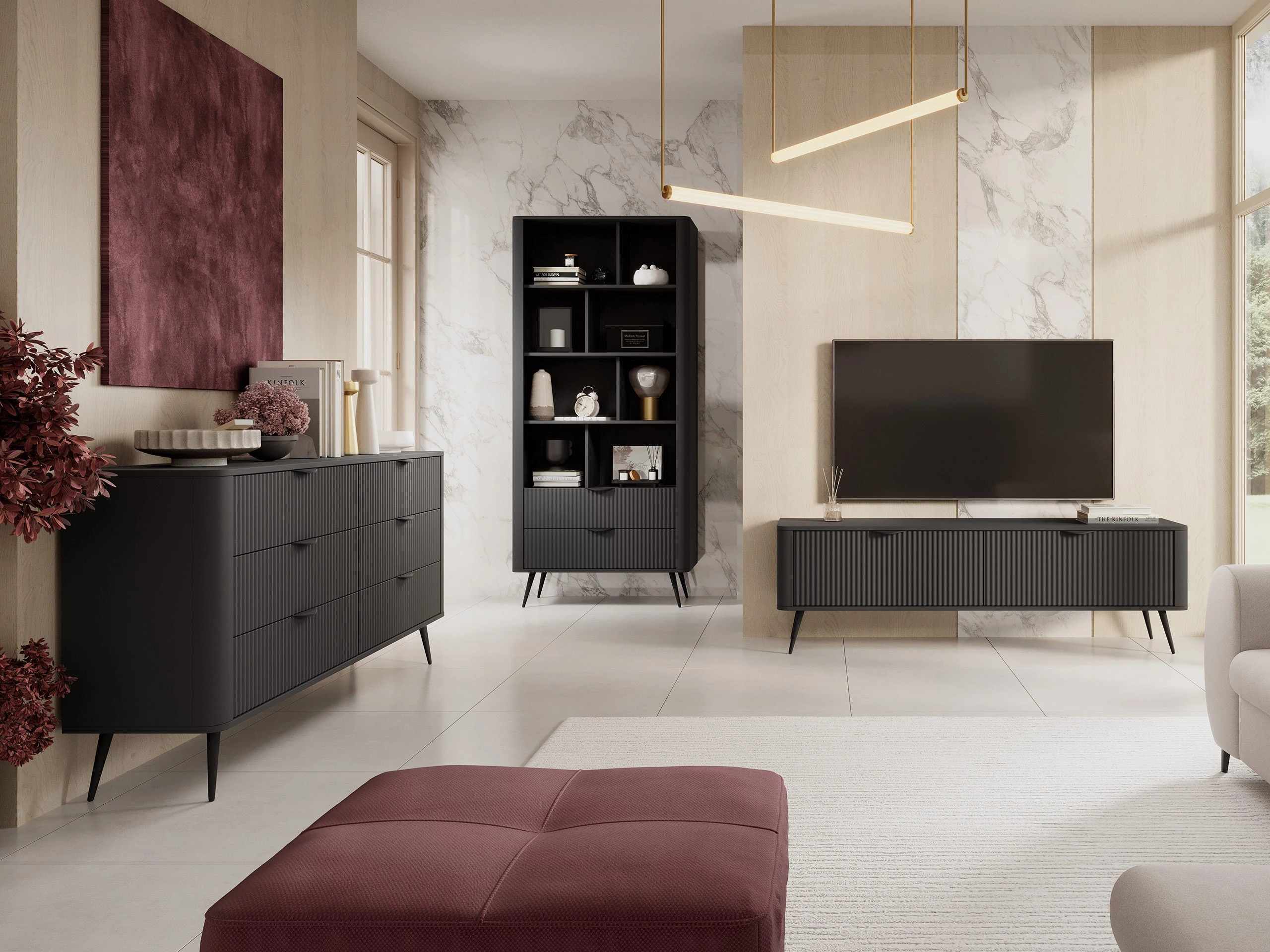 Meuble TV Lectum (Graphite)