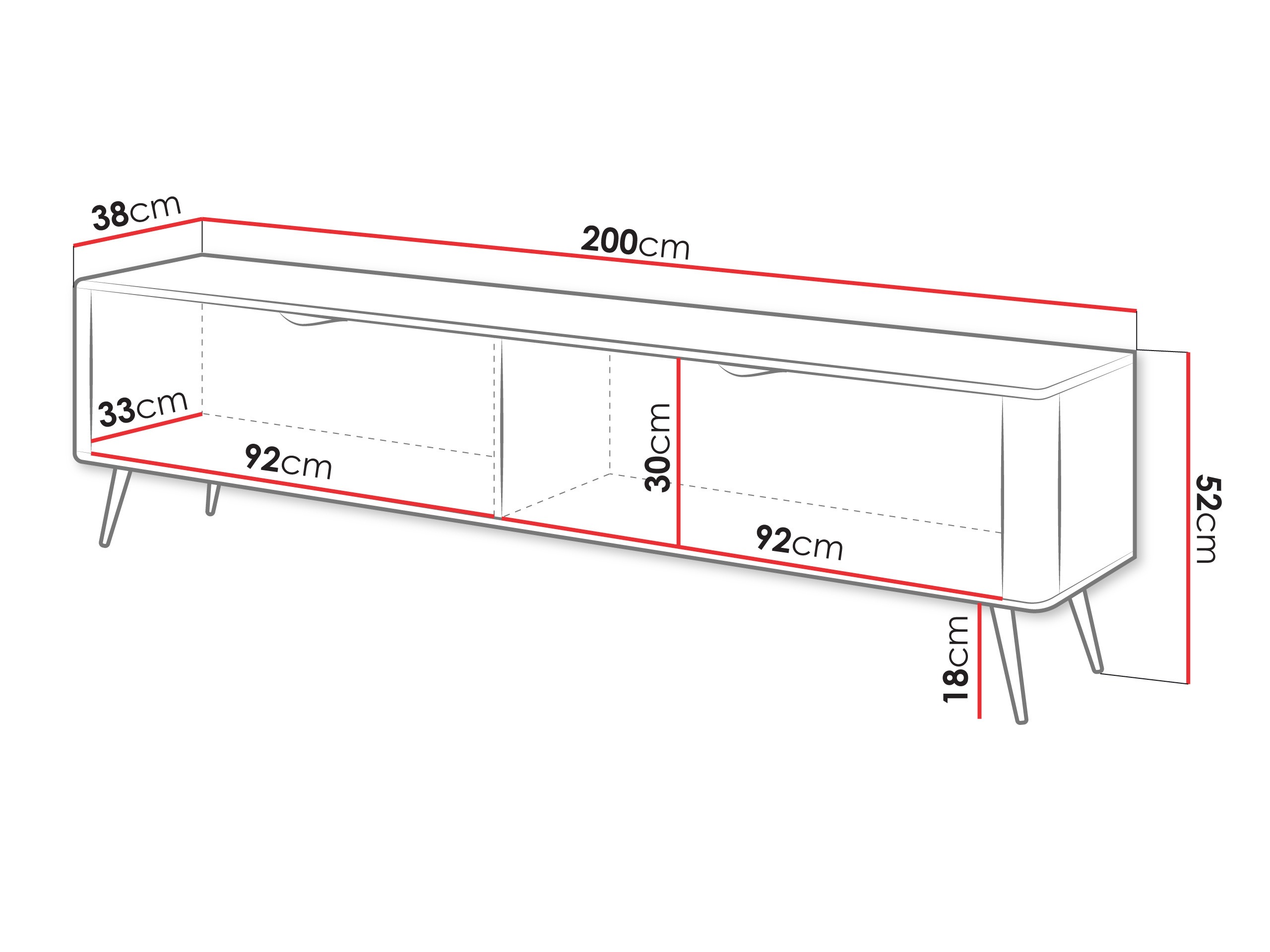 Meuble TV Lectum I (Beige)