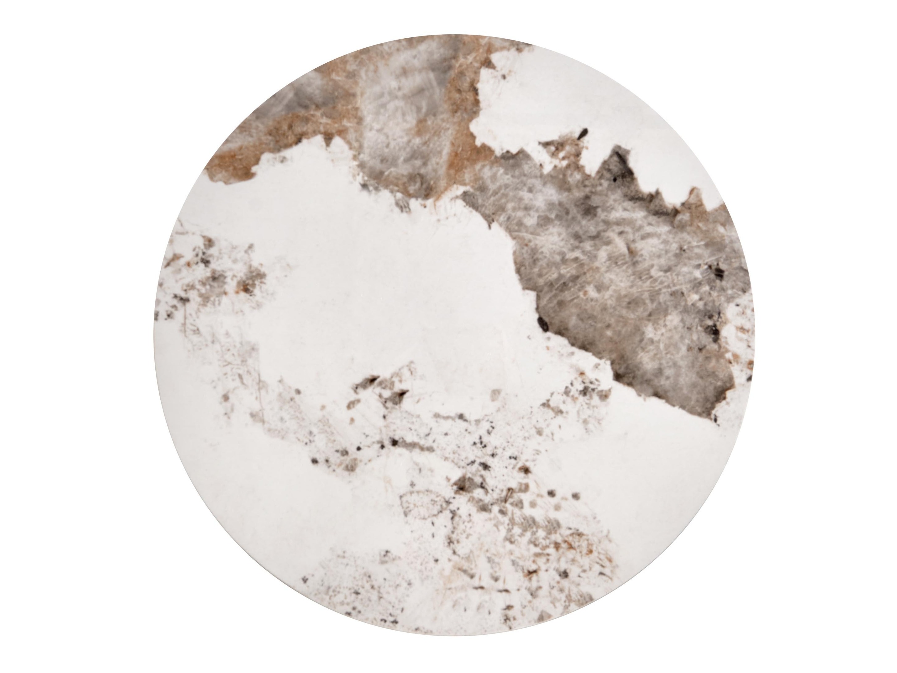 Ensemble tables basses Houston 1658 (Blanc + Marbre blanc)