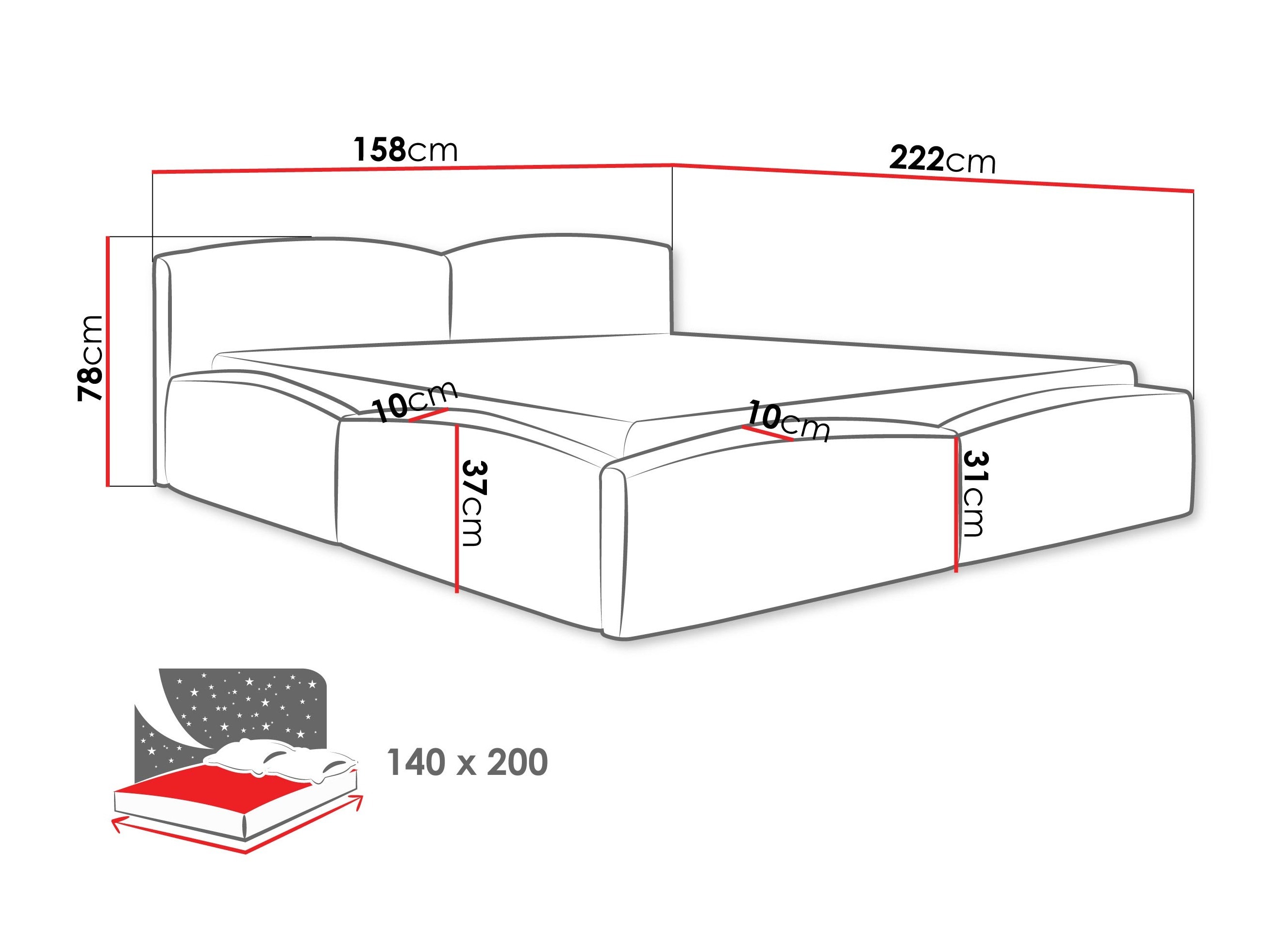 Lit TrendyNest Caprio (Lumo 30)