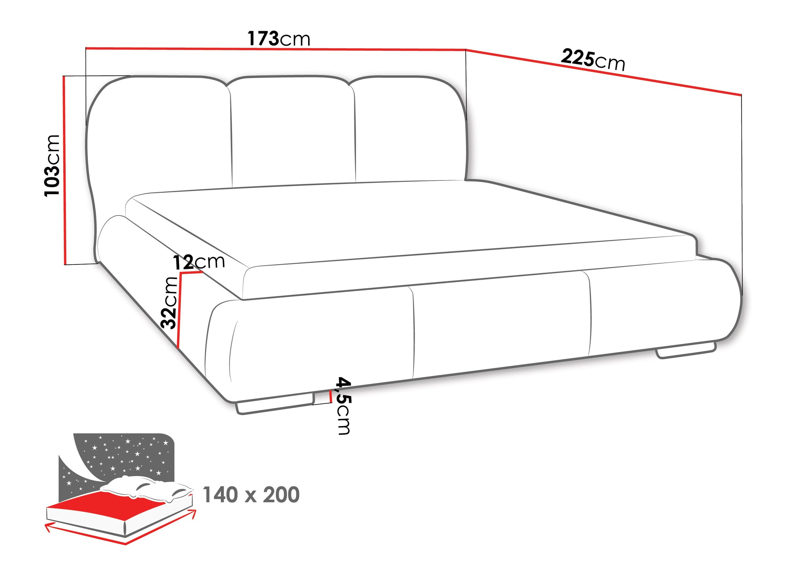 Lit TrendyNest Navium (Coral 65)