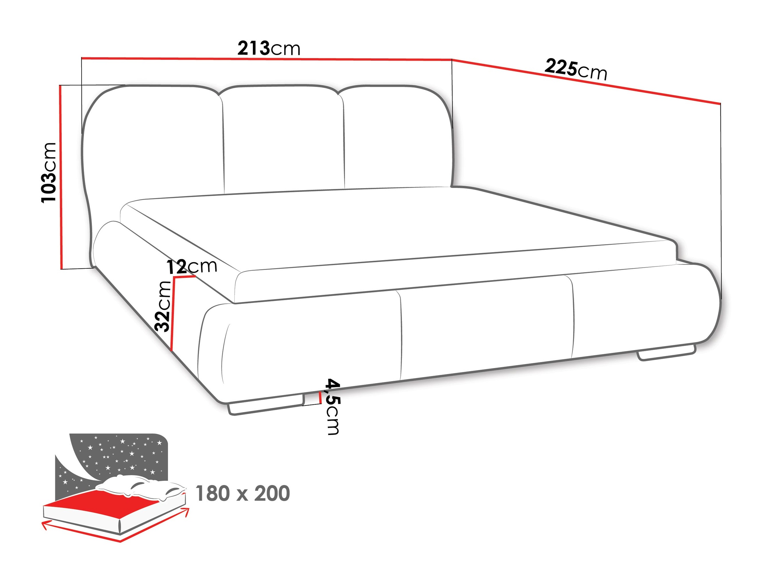 Lit TrendyNest Navium (Coral 80)