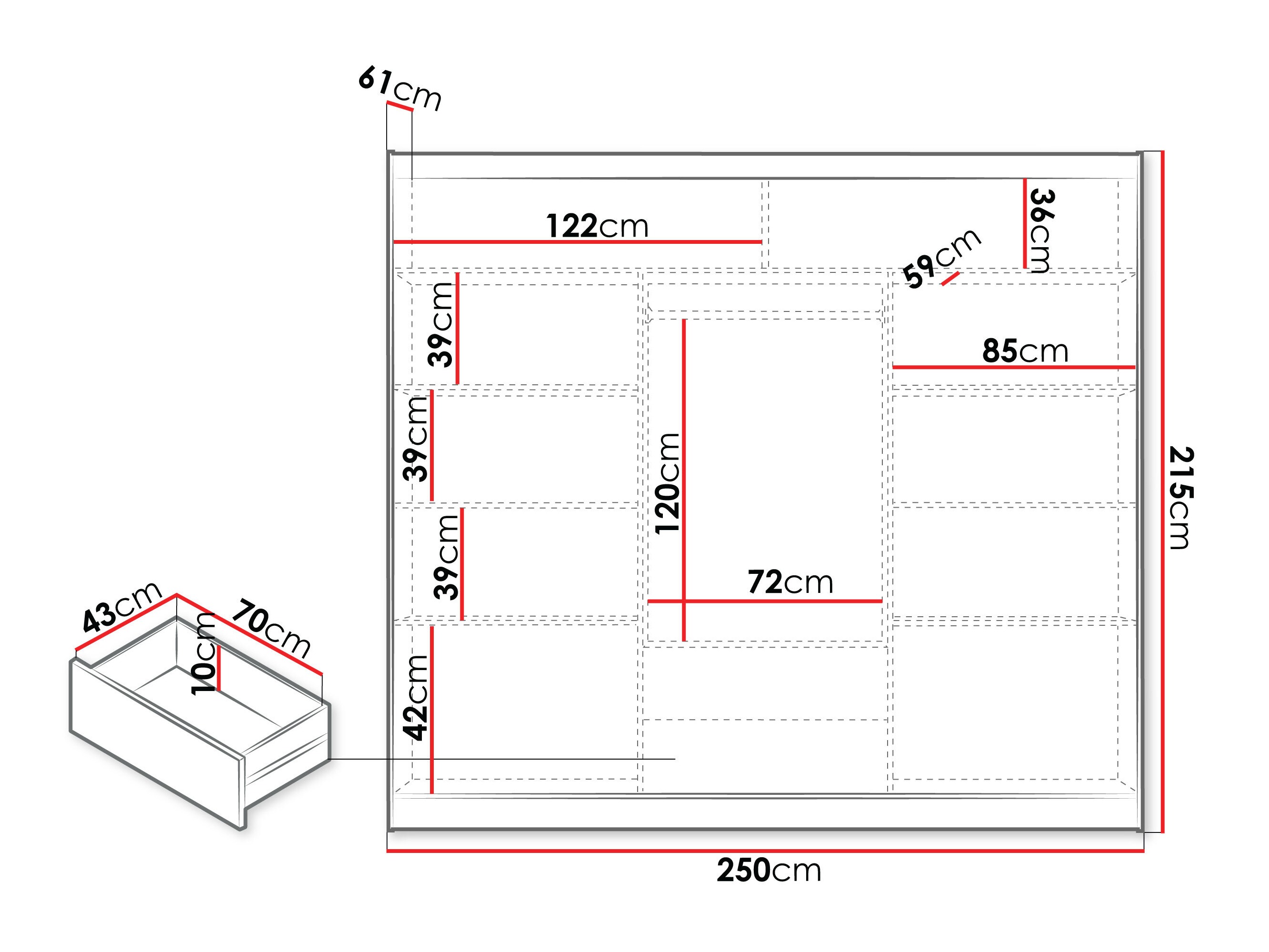 Armoire Honolulu 234