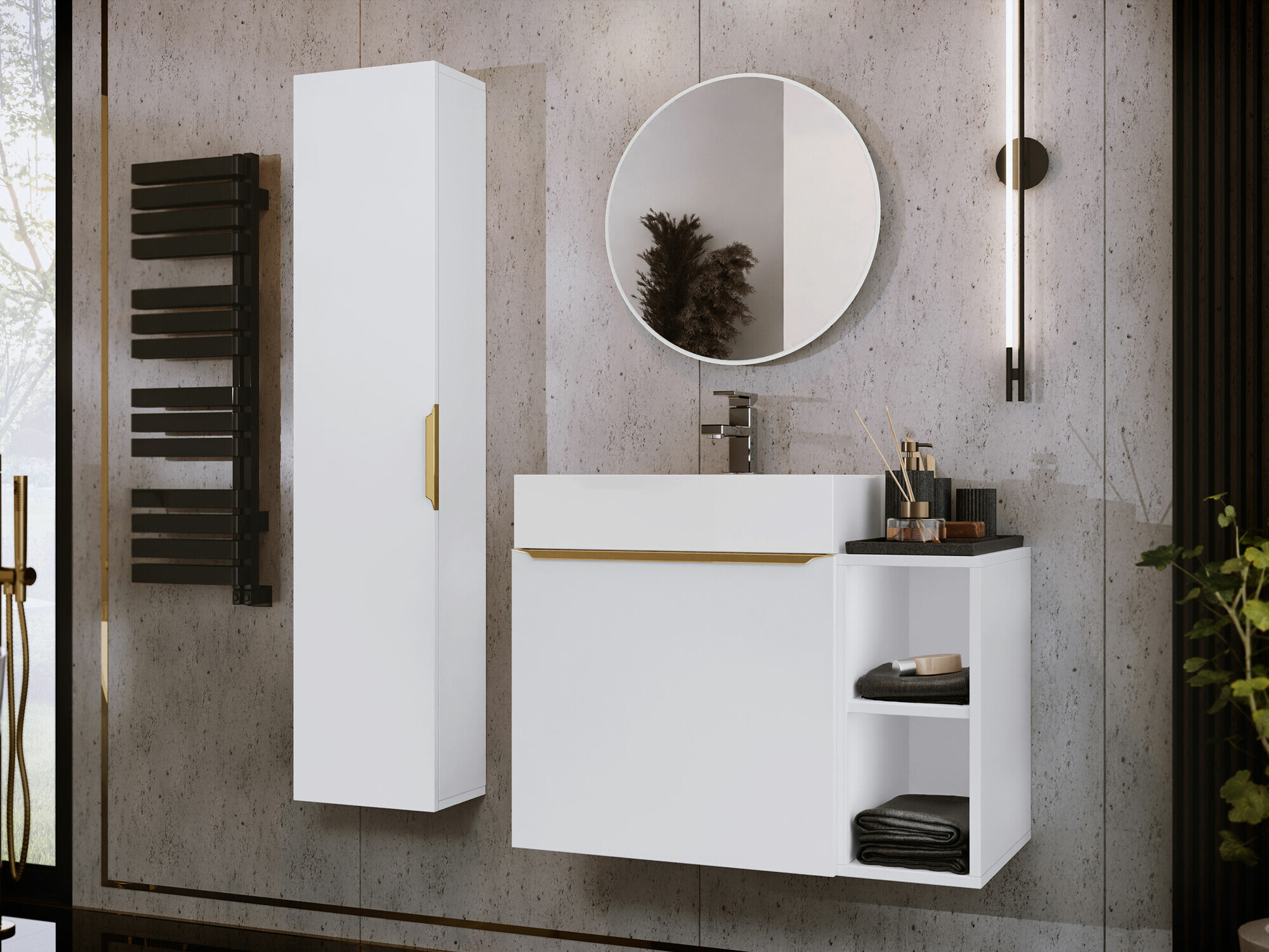 Armoire de salle de bain murale Comfivo 507