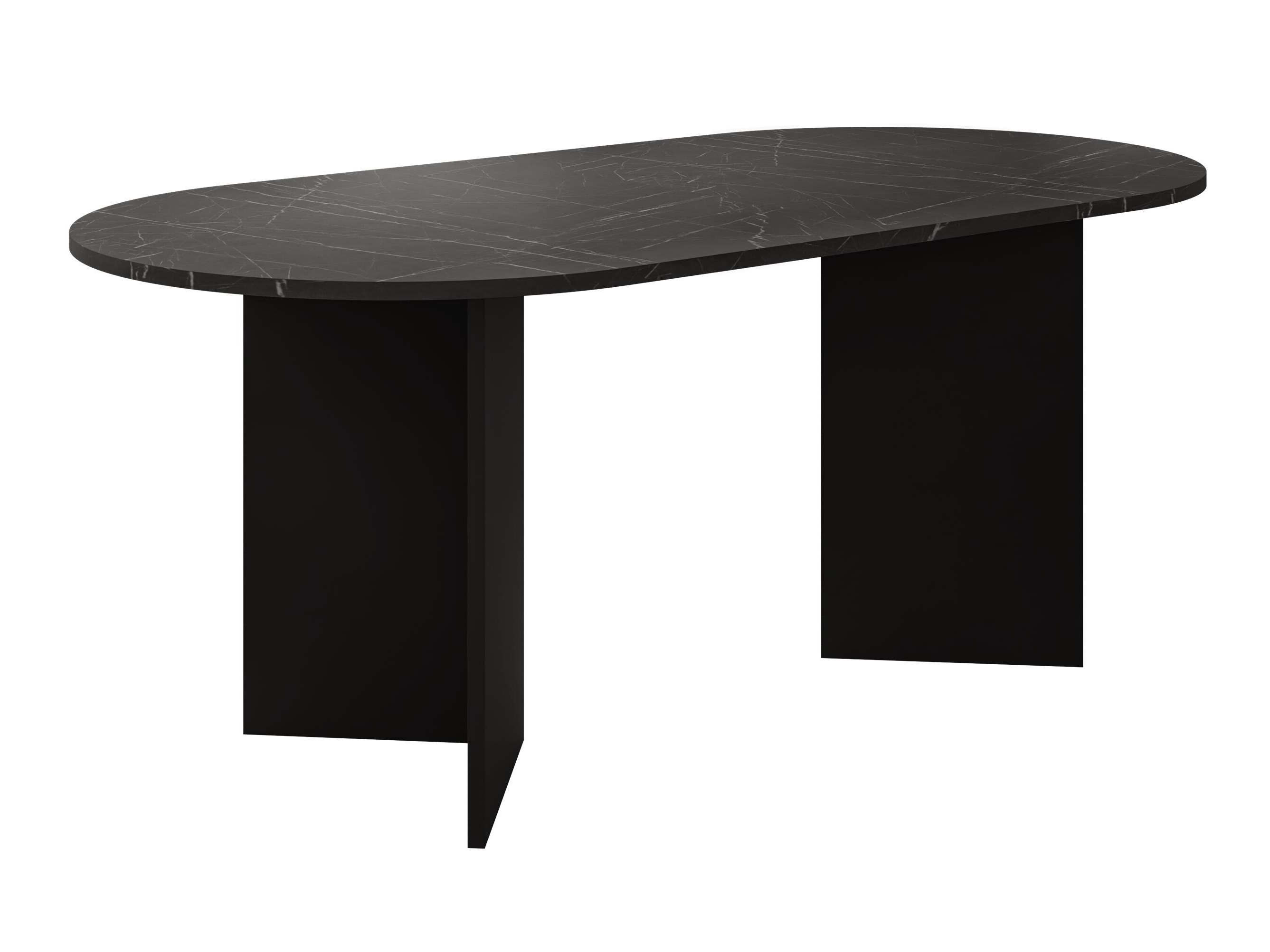 Table Comfivo 508 (Marbre noir + Noir)