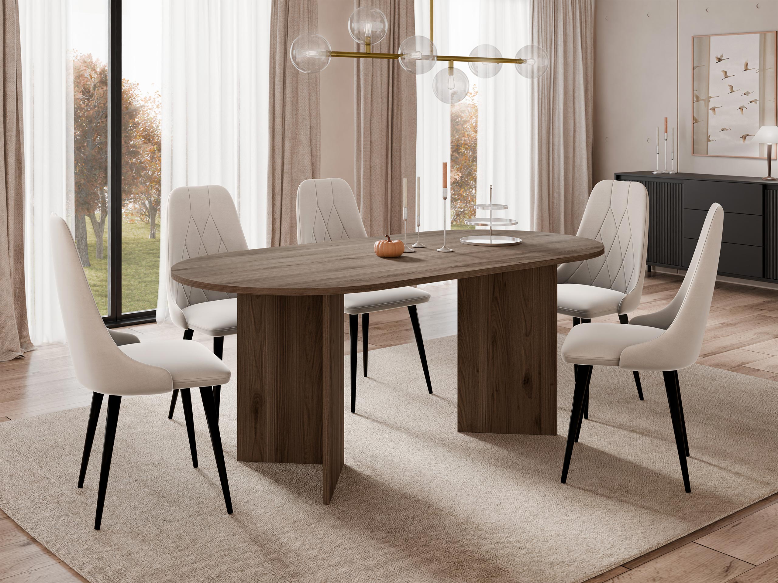 Table Comfivo 508 (Noyer)