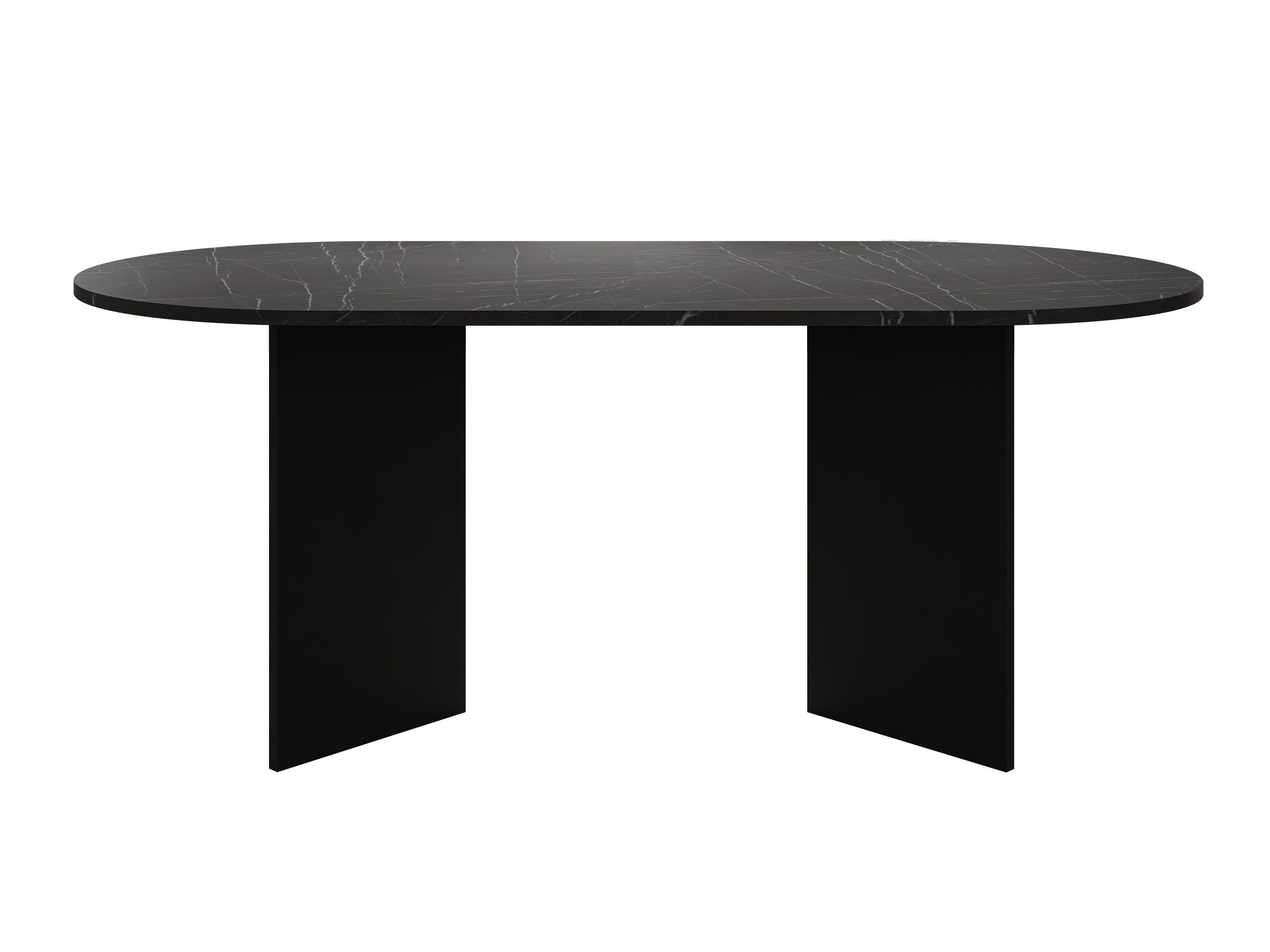Table Comfivo Fungus (Marbre noir + Noir)