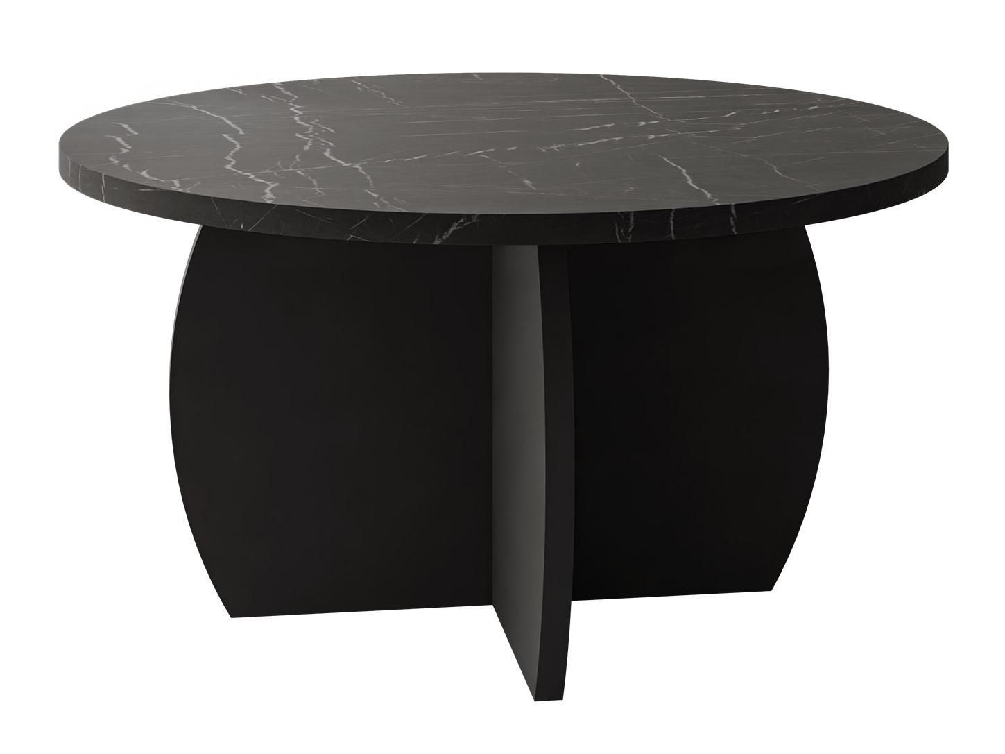 Table basse Comfivo 511 (Marbre noir + Noir)