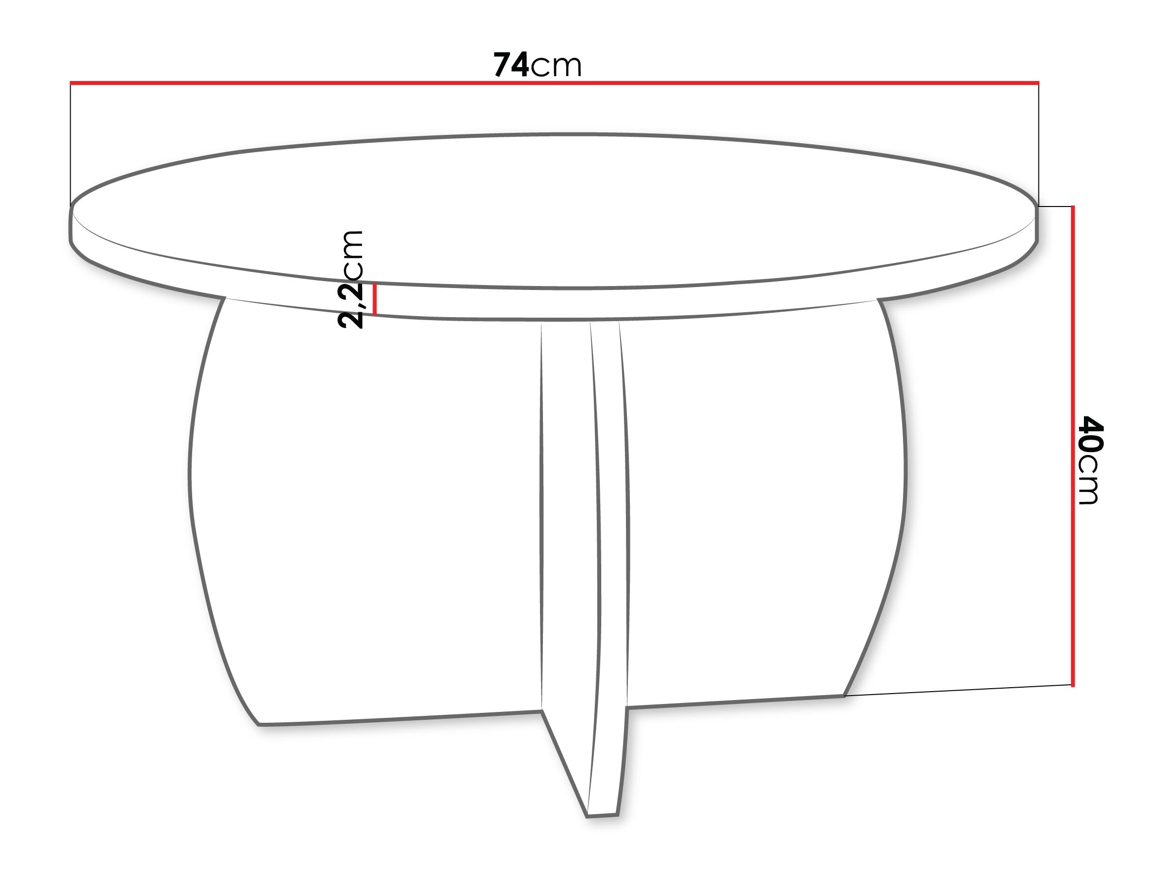 Table basse Comfivo 511 (Marbre noir + Noir)