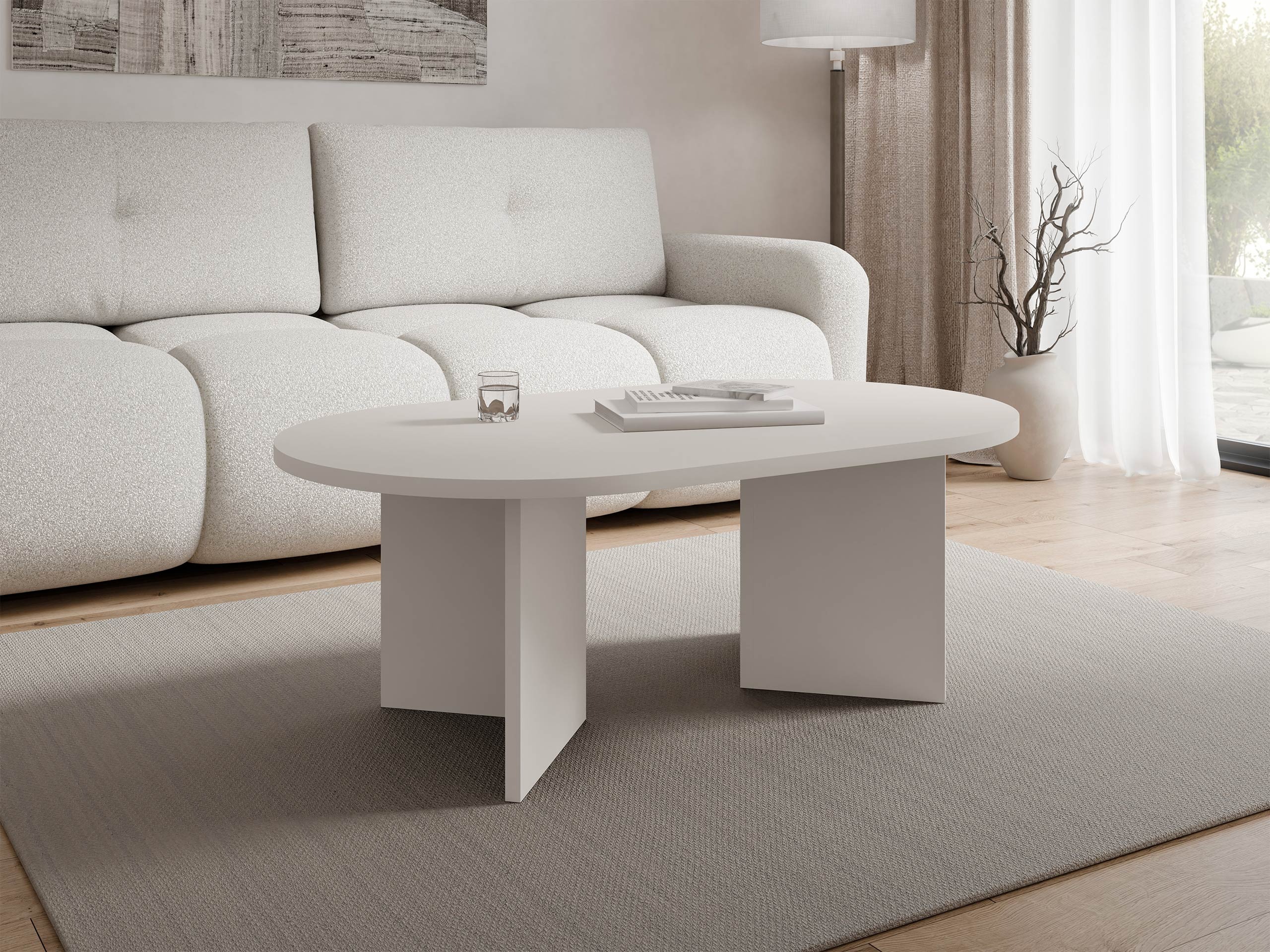 Table basse Comfivo Fungus (Beige)