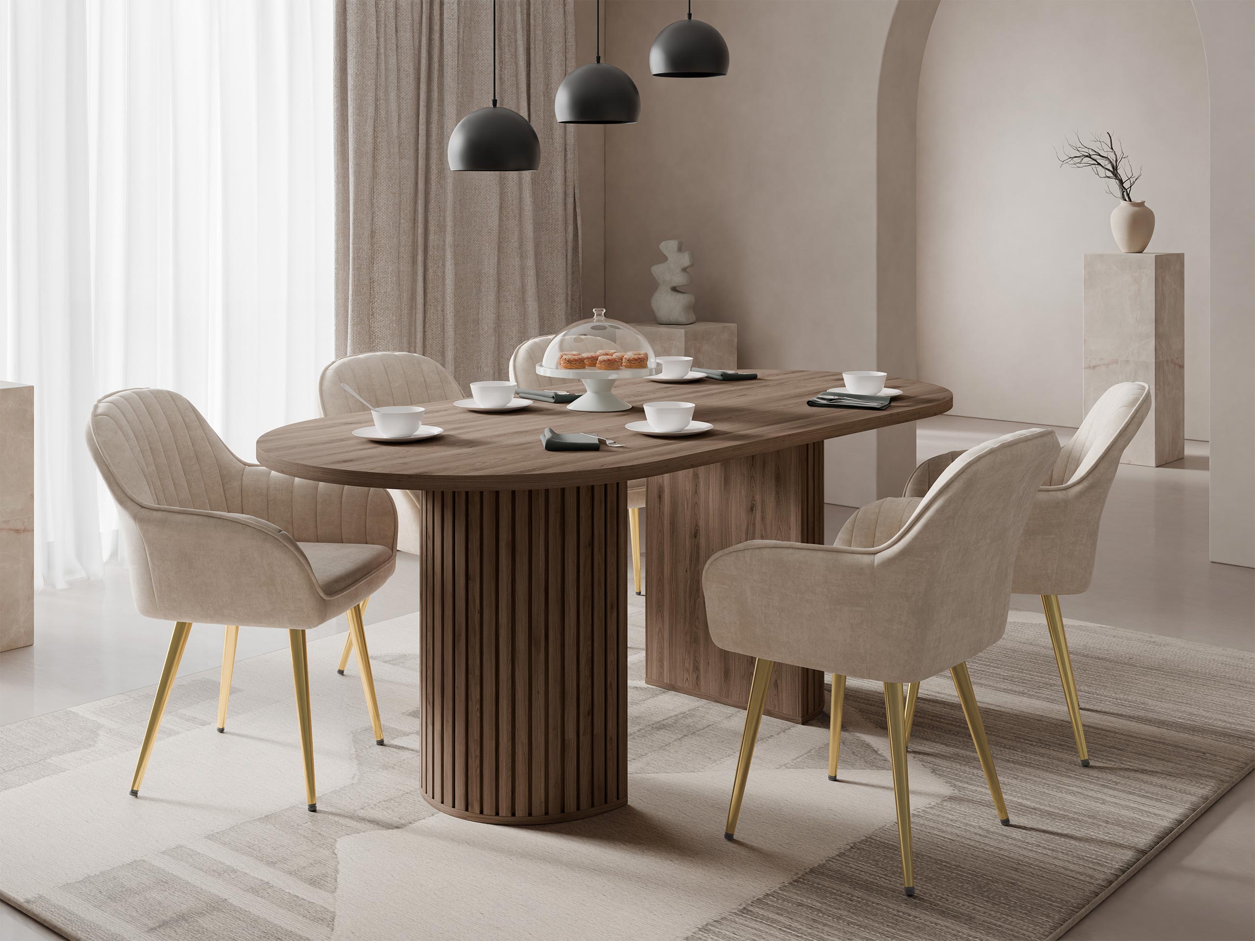 Table Comfivo 510 (Noyer)