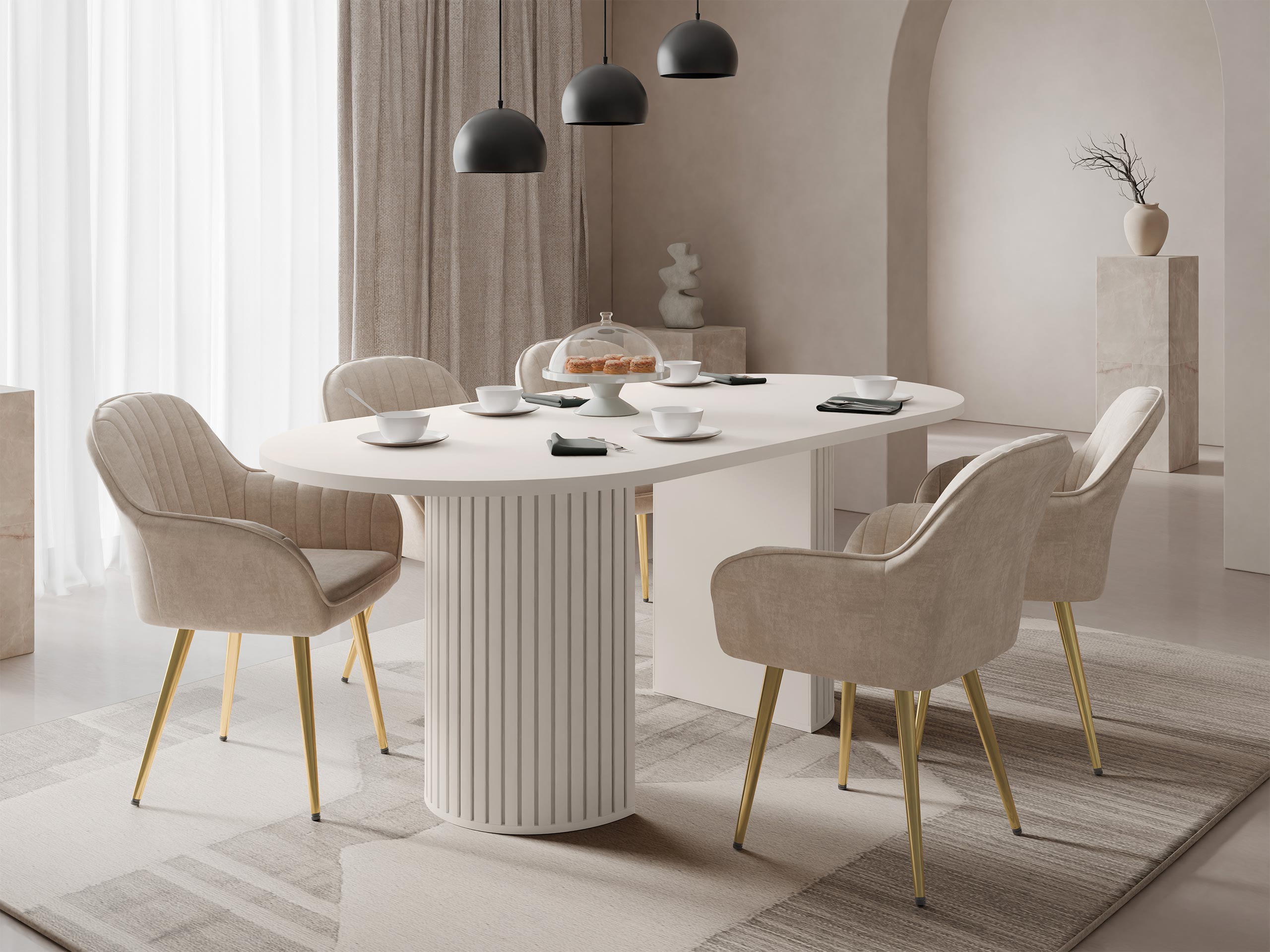 Table Comfivo Ulma (Beige)
