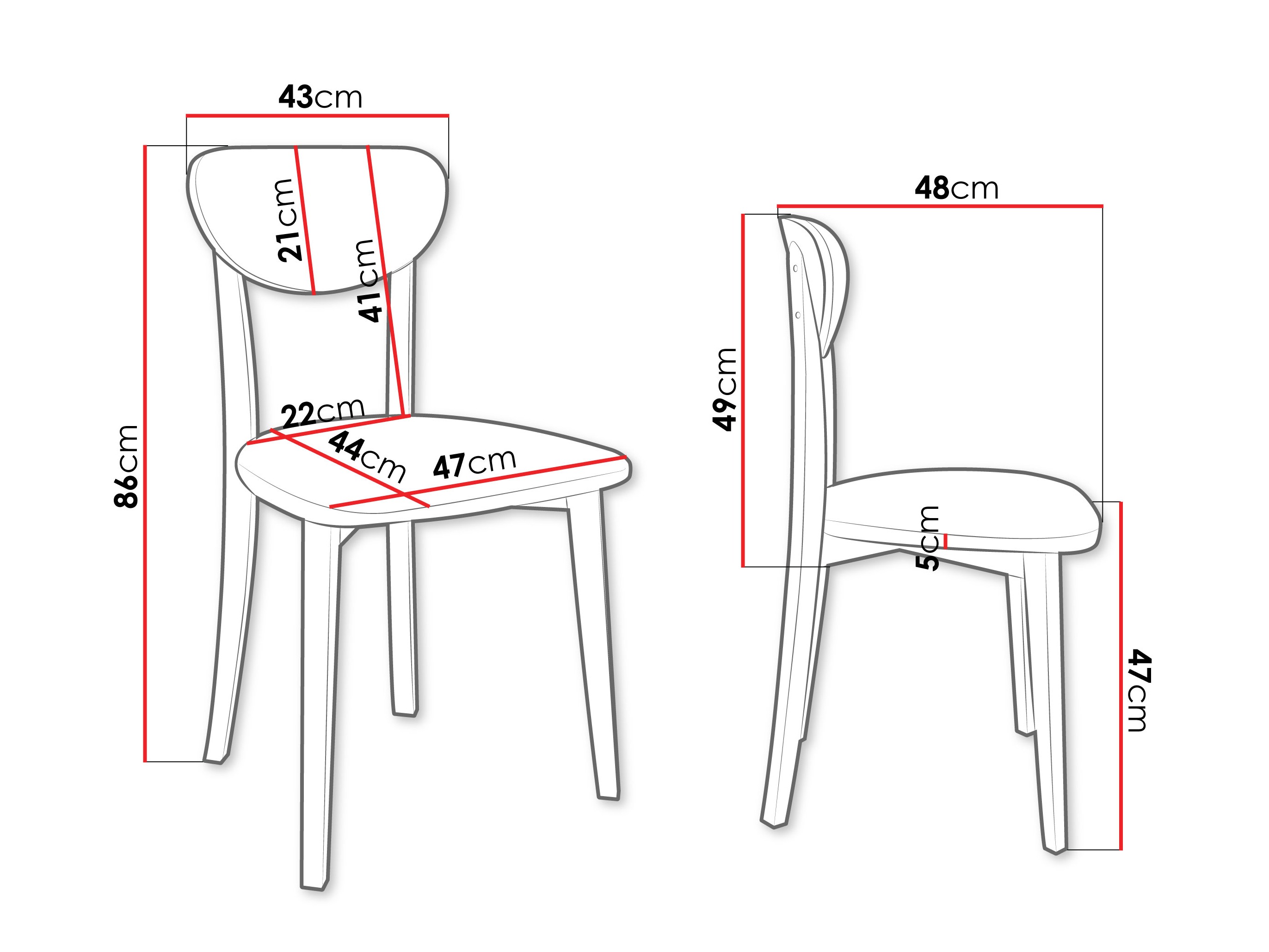 Chaise Victorville 381 (Hygge 20)