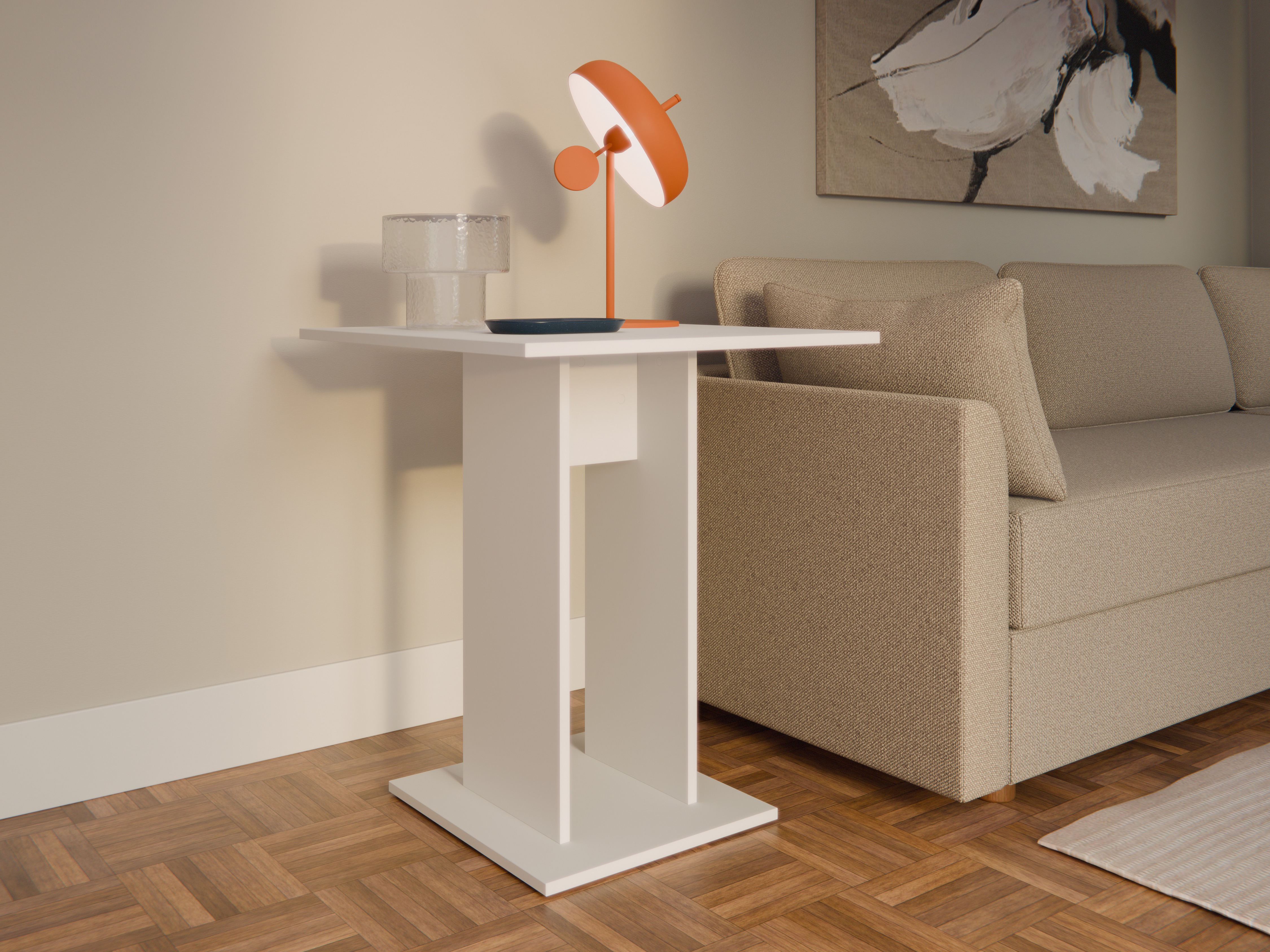 Table d'appoint Ontario 225 (Blanc)