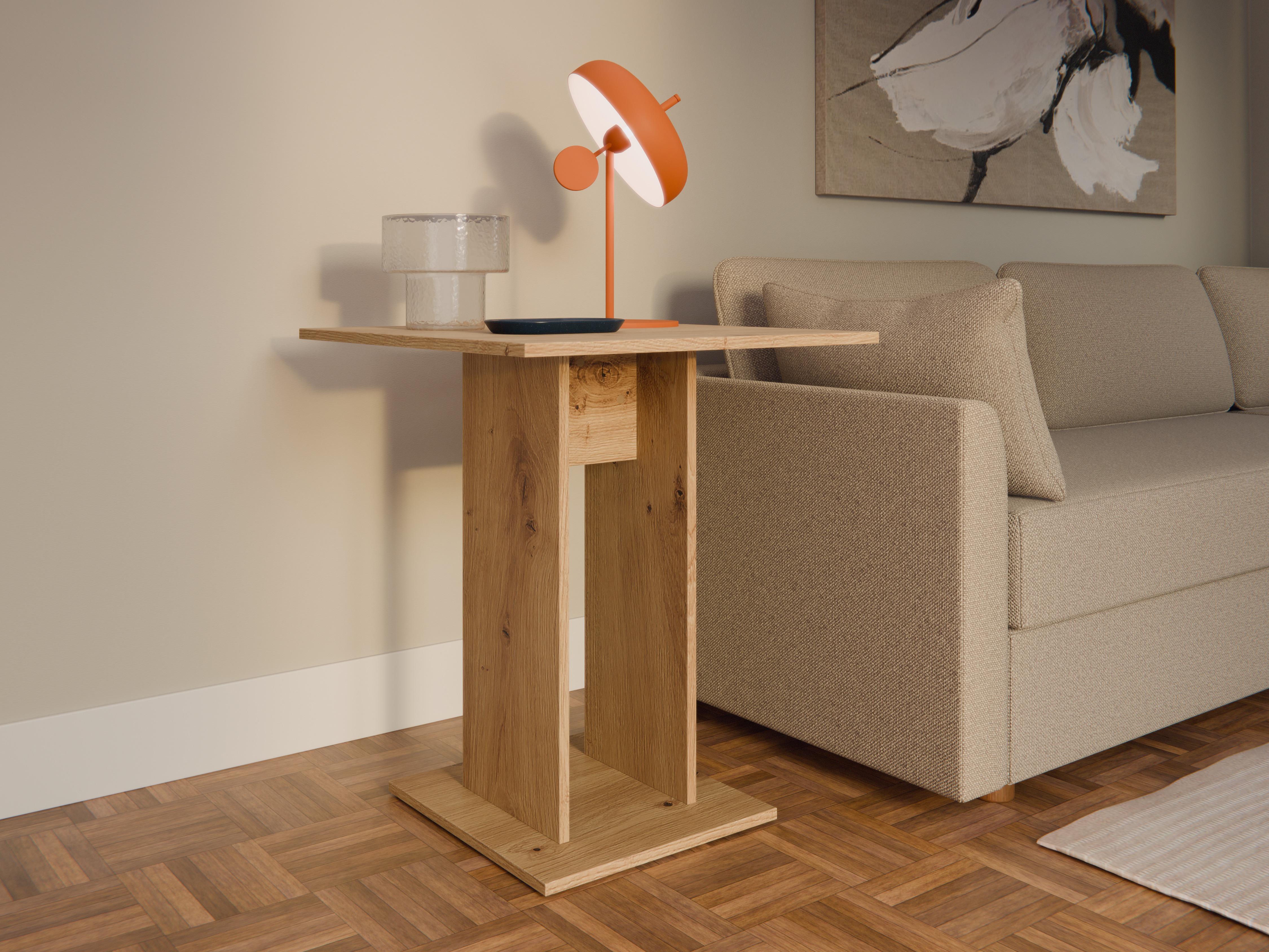 Table d'appoint Ontario 225 (Chêne Artisan)
