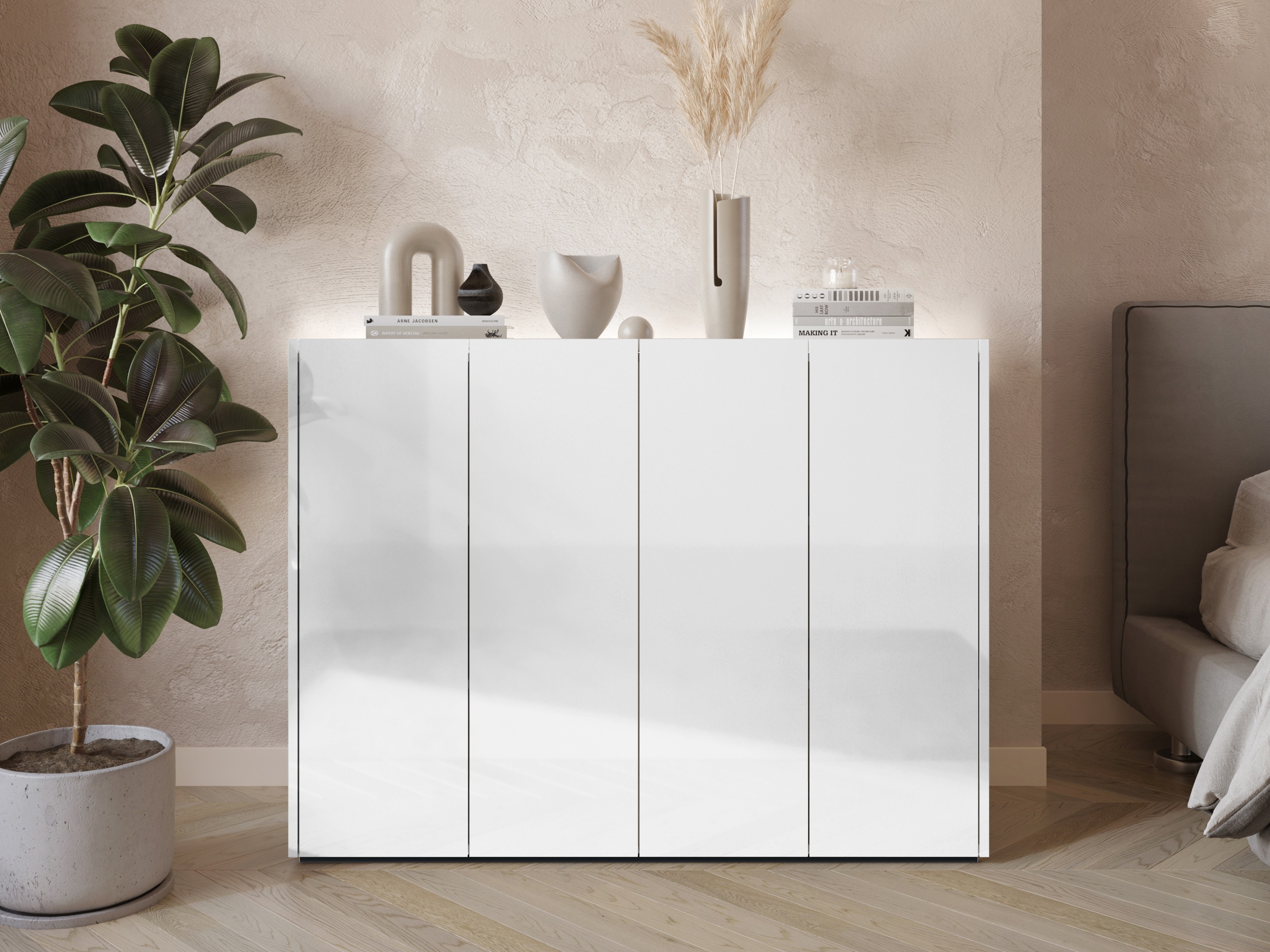 Buffet Fresno 148 (Blanc brillant)