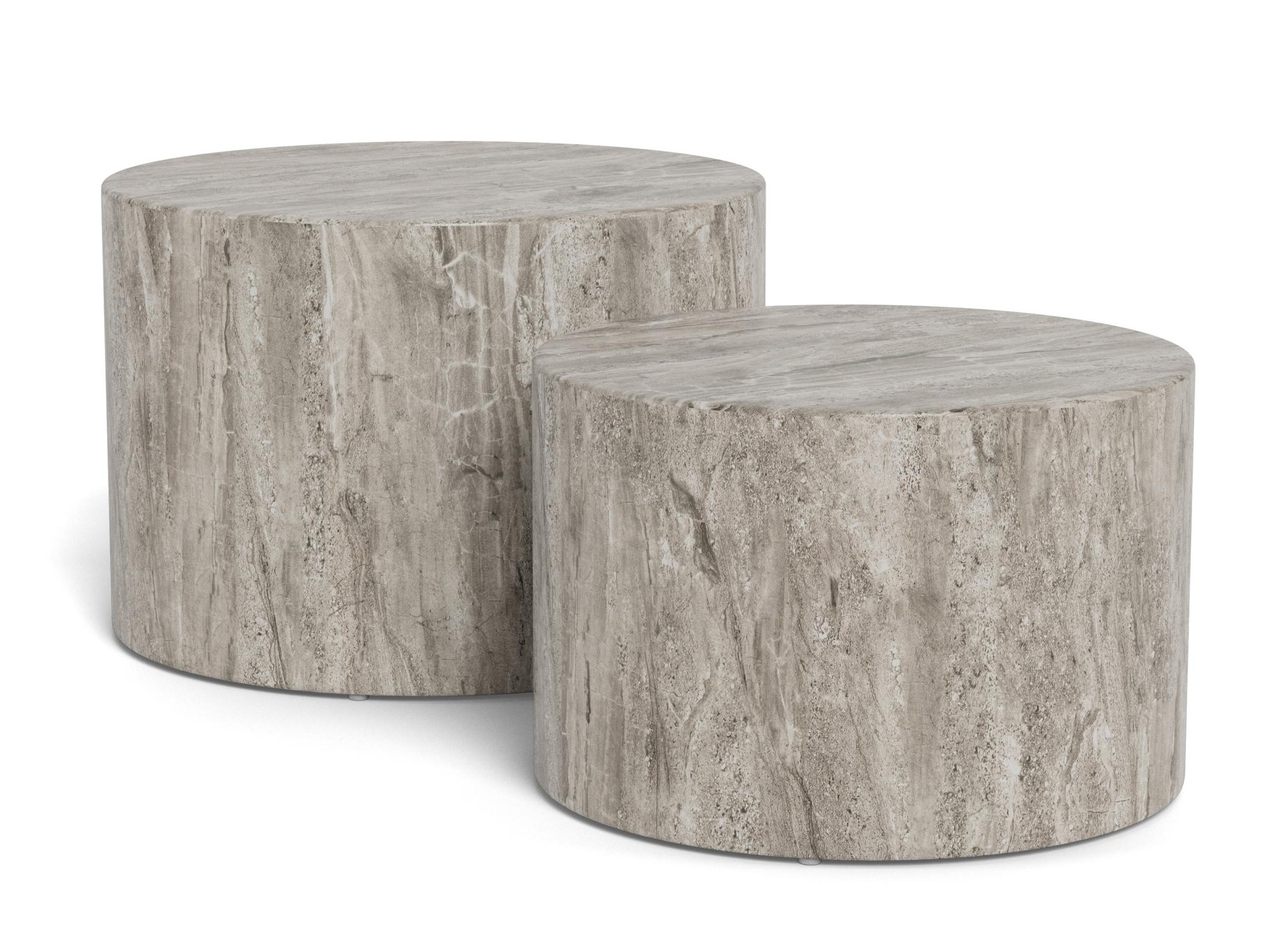 Ensemble tables basses Norsica 800 (Gris)