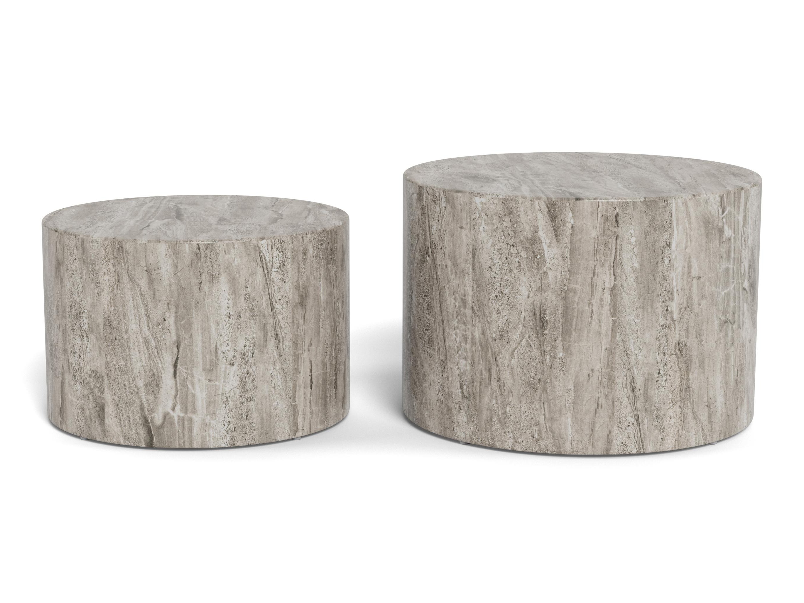 Ensemble tables basses Norsica 800 (Gris)