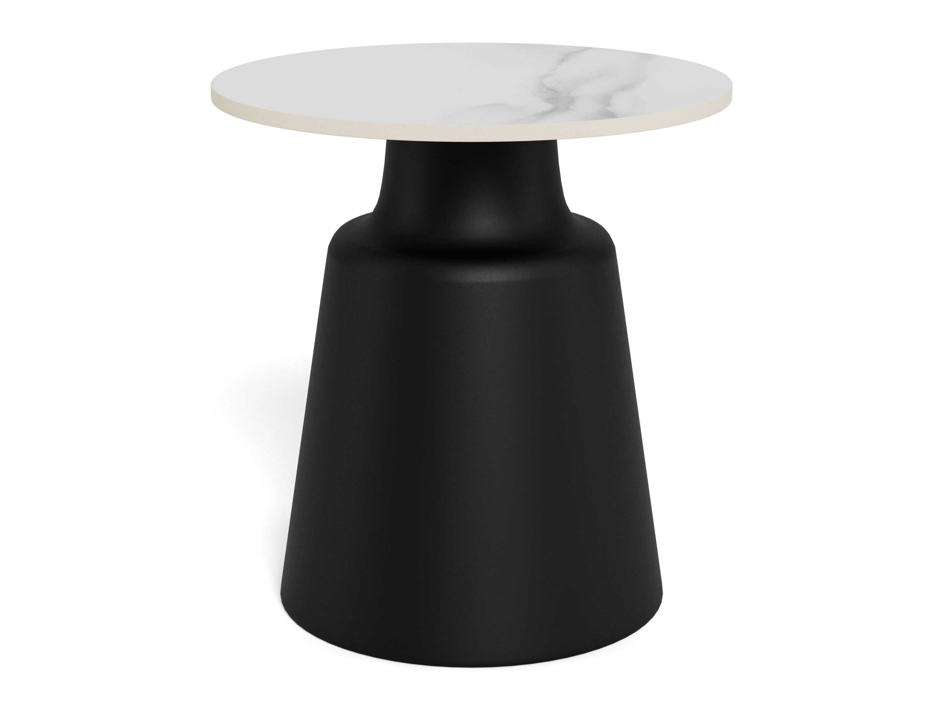 Table d'appoint Norsica 1047 (Blanc + Noir)