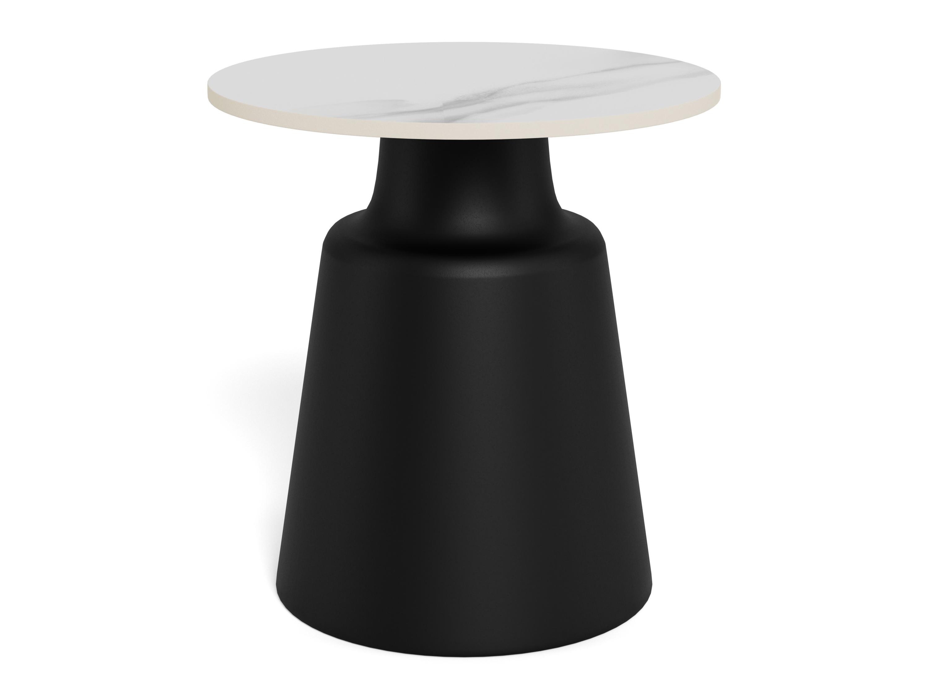 Table d'appoint Norsica 1047 (Blanc + Noir)
