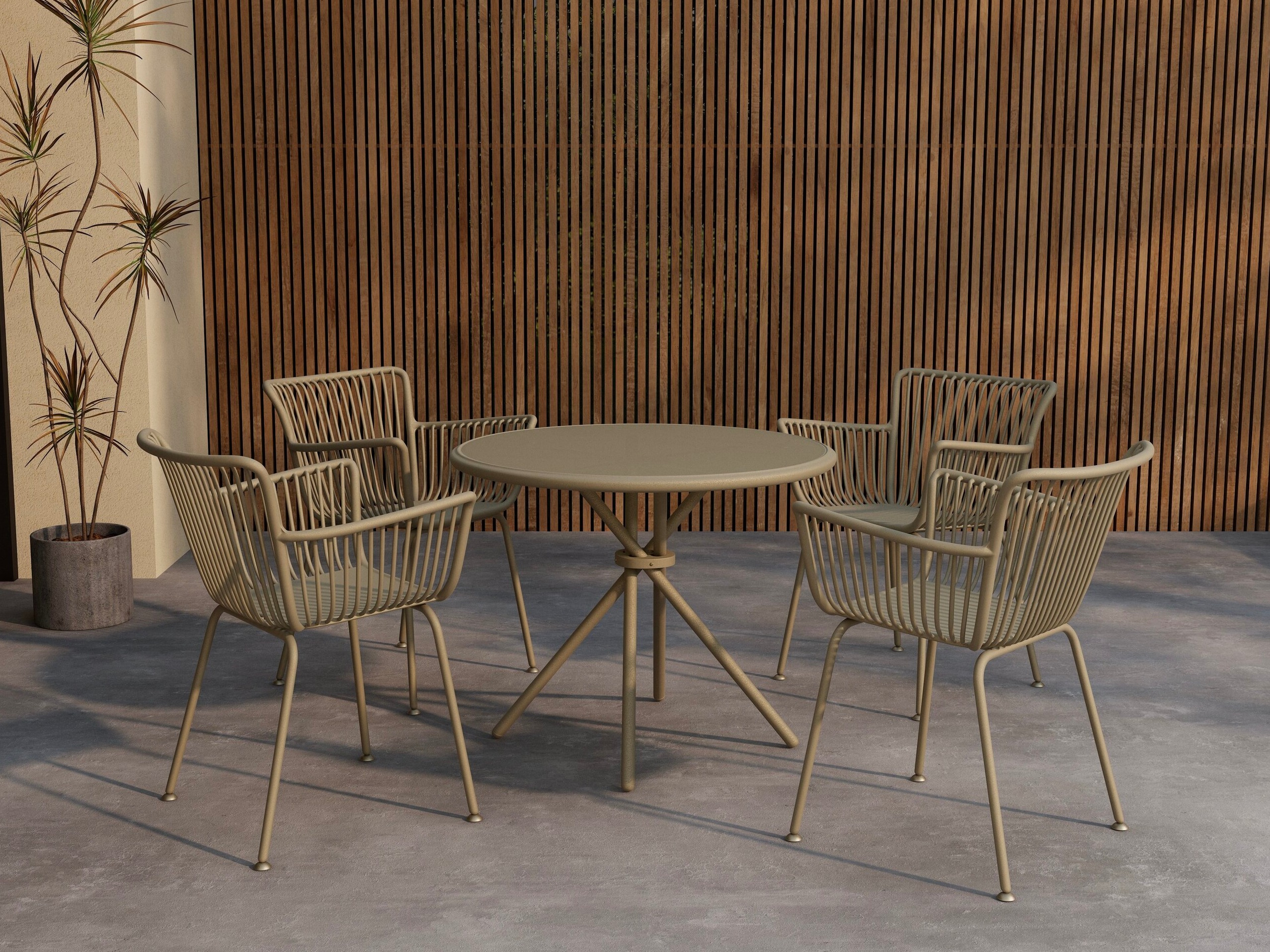 Ensemble table et chaises Dallas 5163