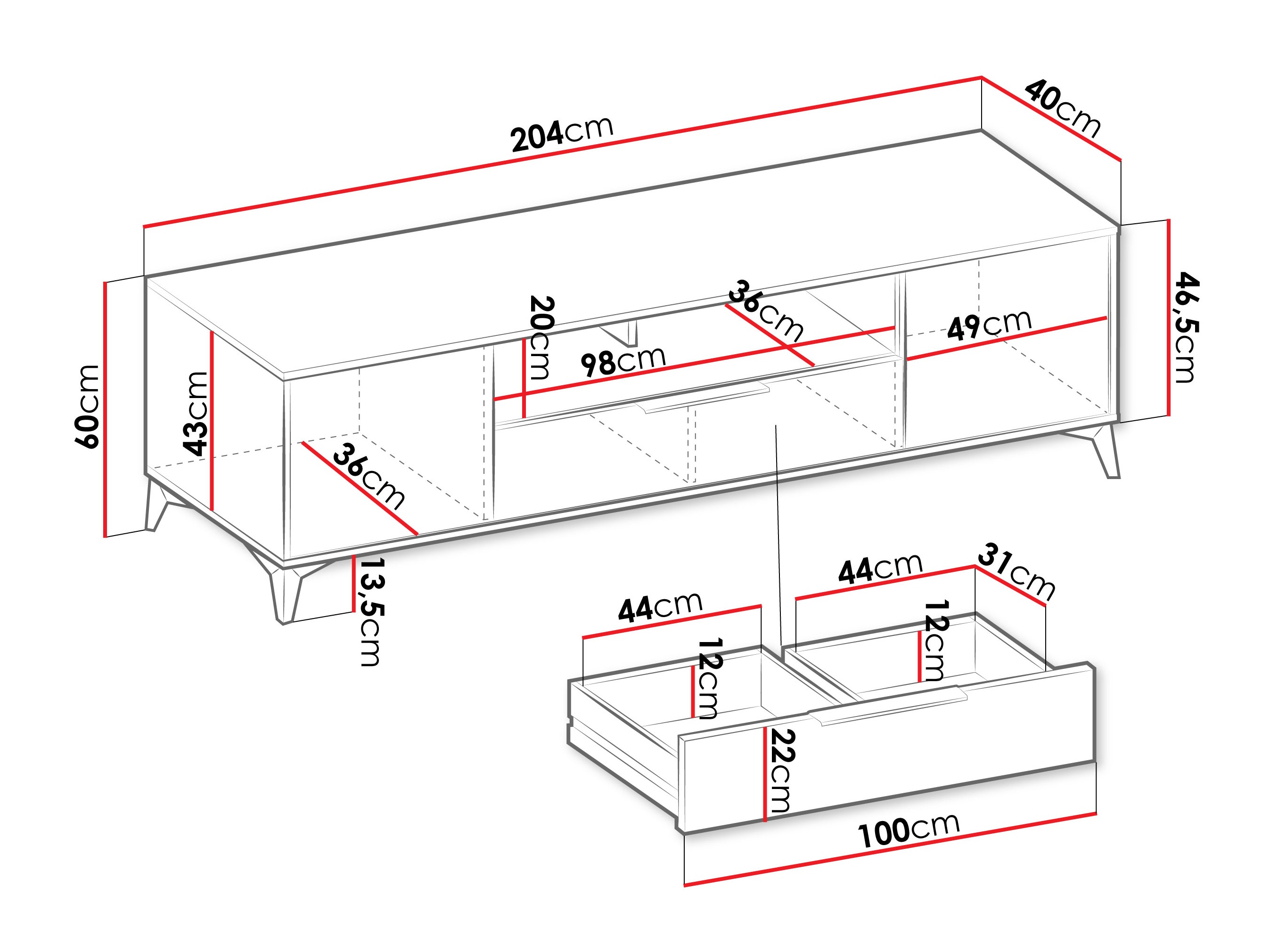 Meuble TV Comfivo Citrus I