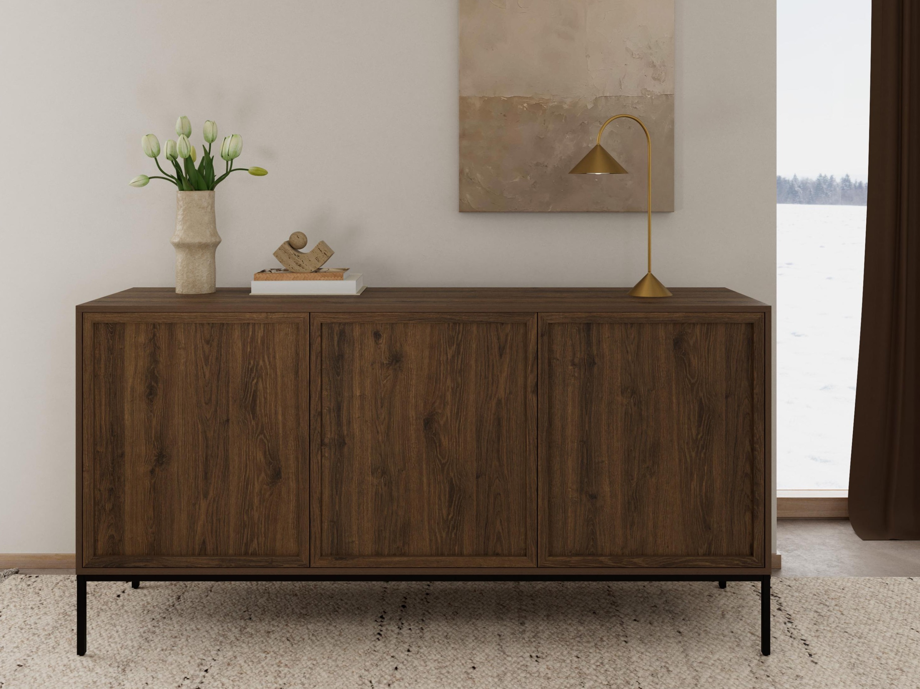 Buffet Norsica 1051 (Chêne foncé)