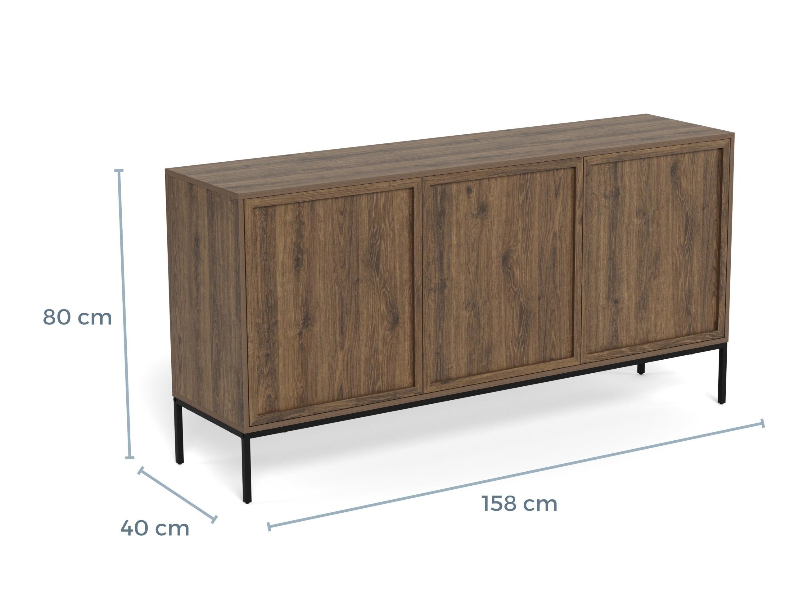 Buffet Norsica 1051 (Chêne foncé)