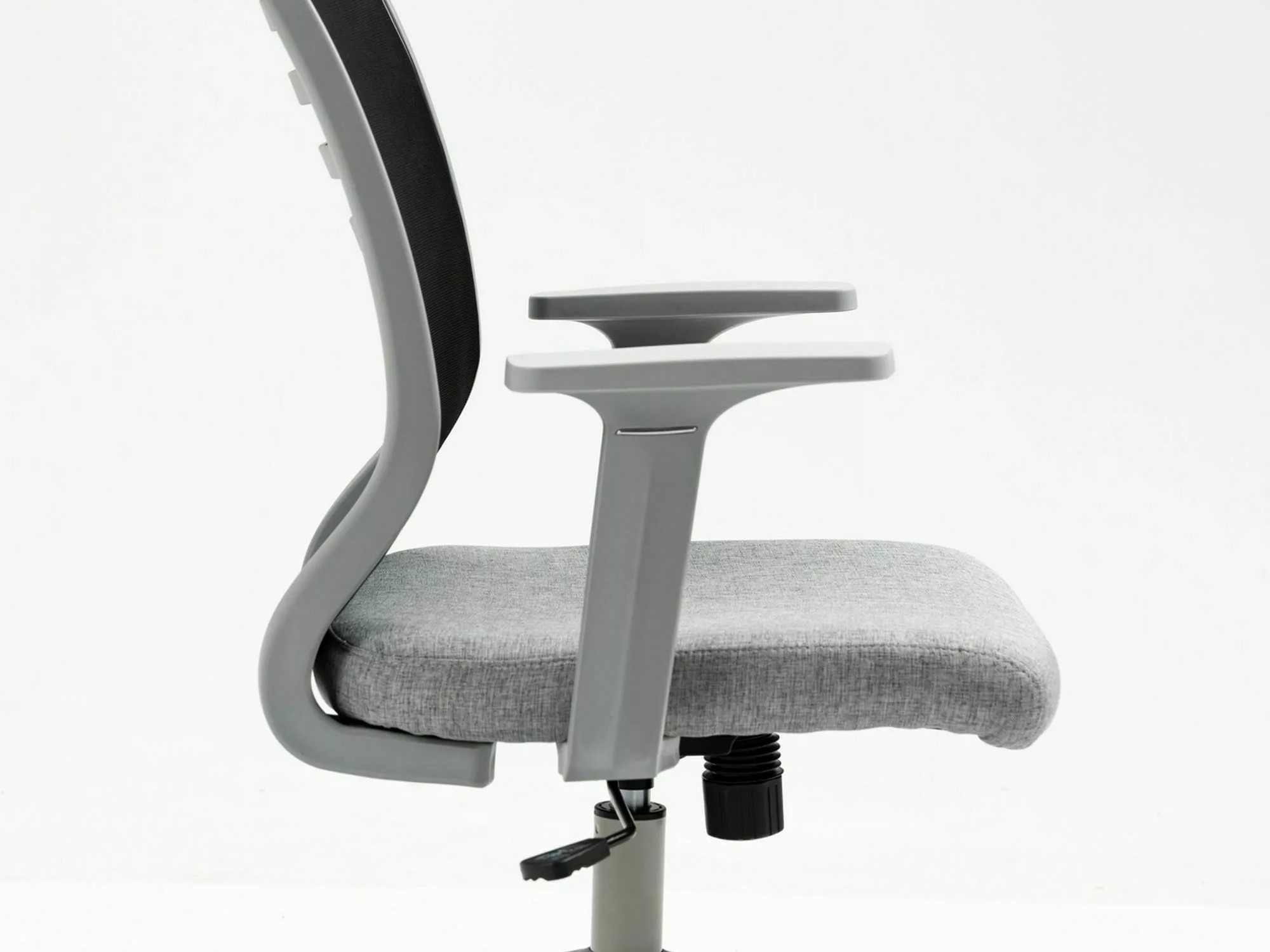 Chaise de bureau Detroit 694 (Gris + Noir)