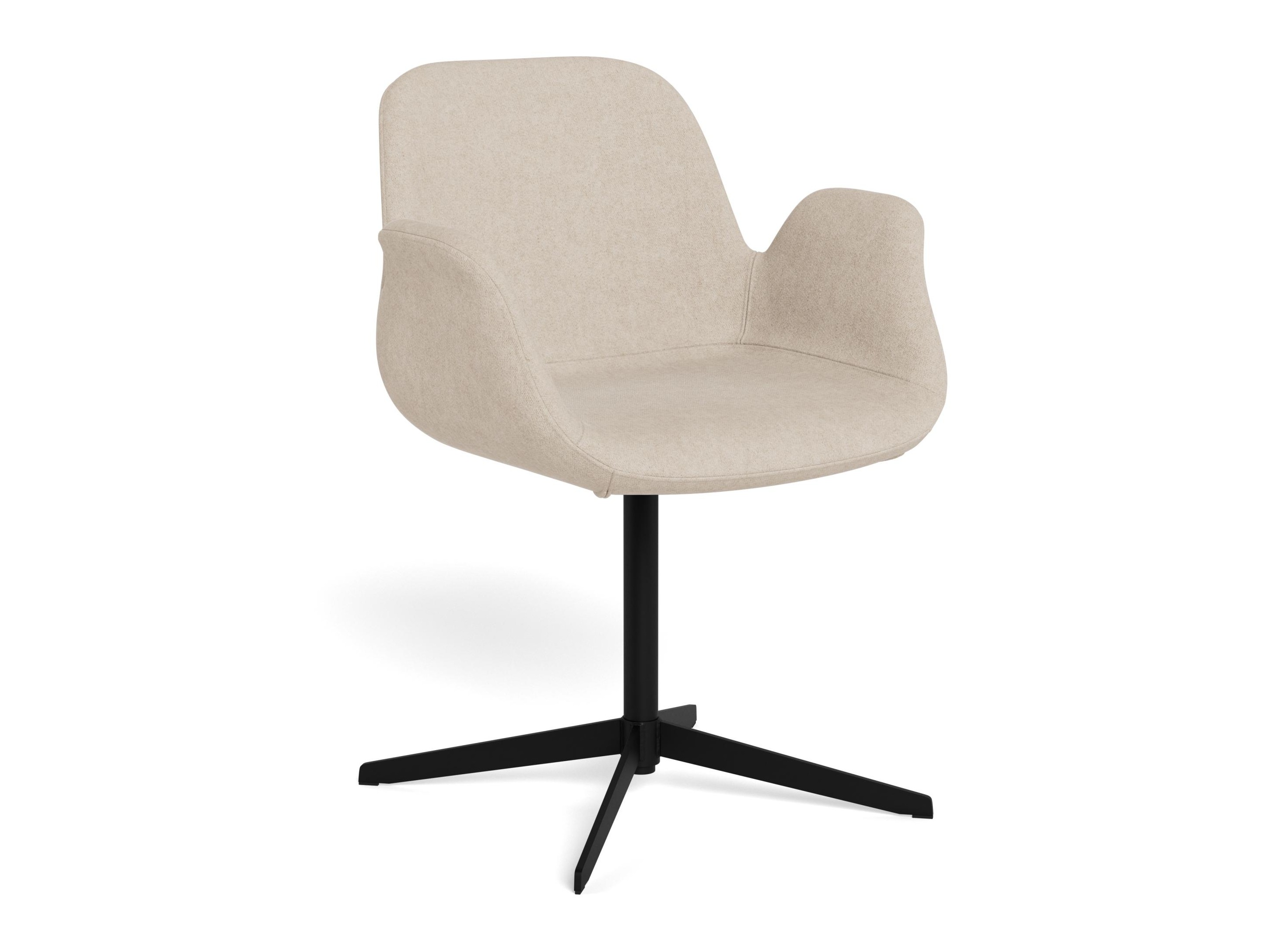 Chaise Norsica 1058 (Noir + Brun clair)