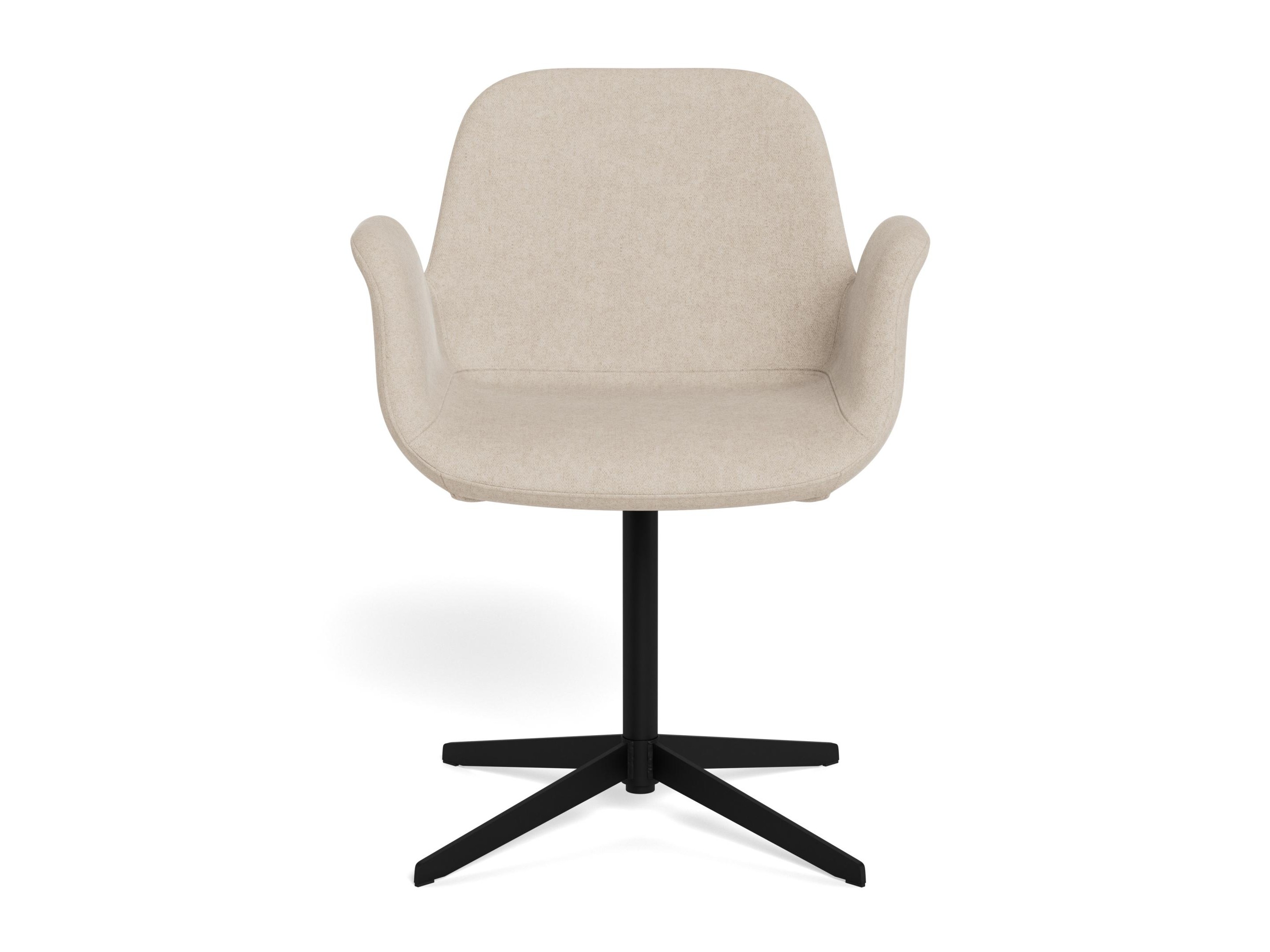 Chaise Norsica 1058 (Noir + Brun clair)