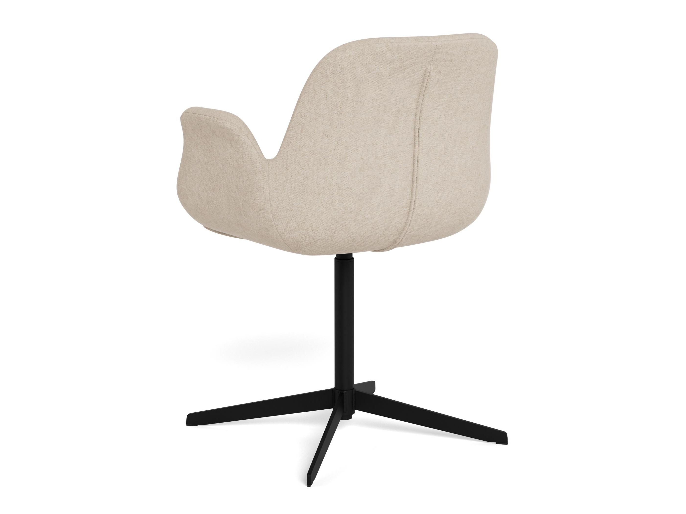 Chaise Norsica 1058 (Noir + Brun clair)