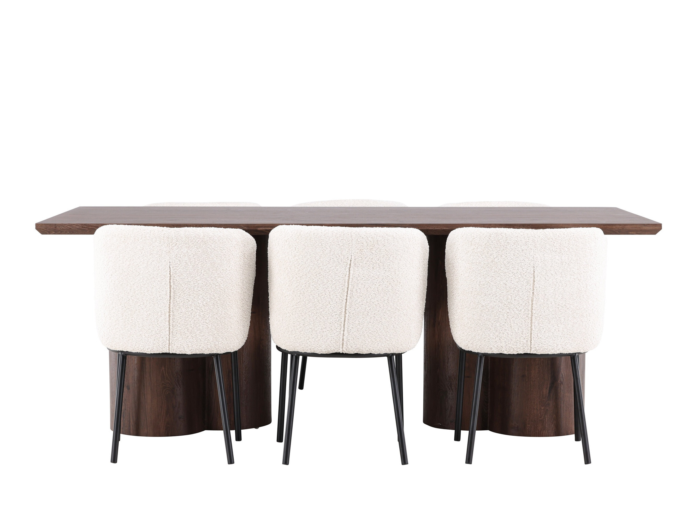 Salle à manger complète Dallas 5176 (Marron)