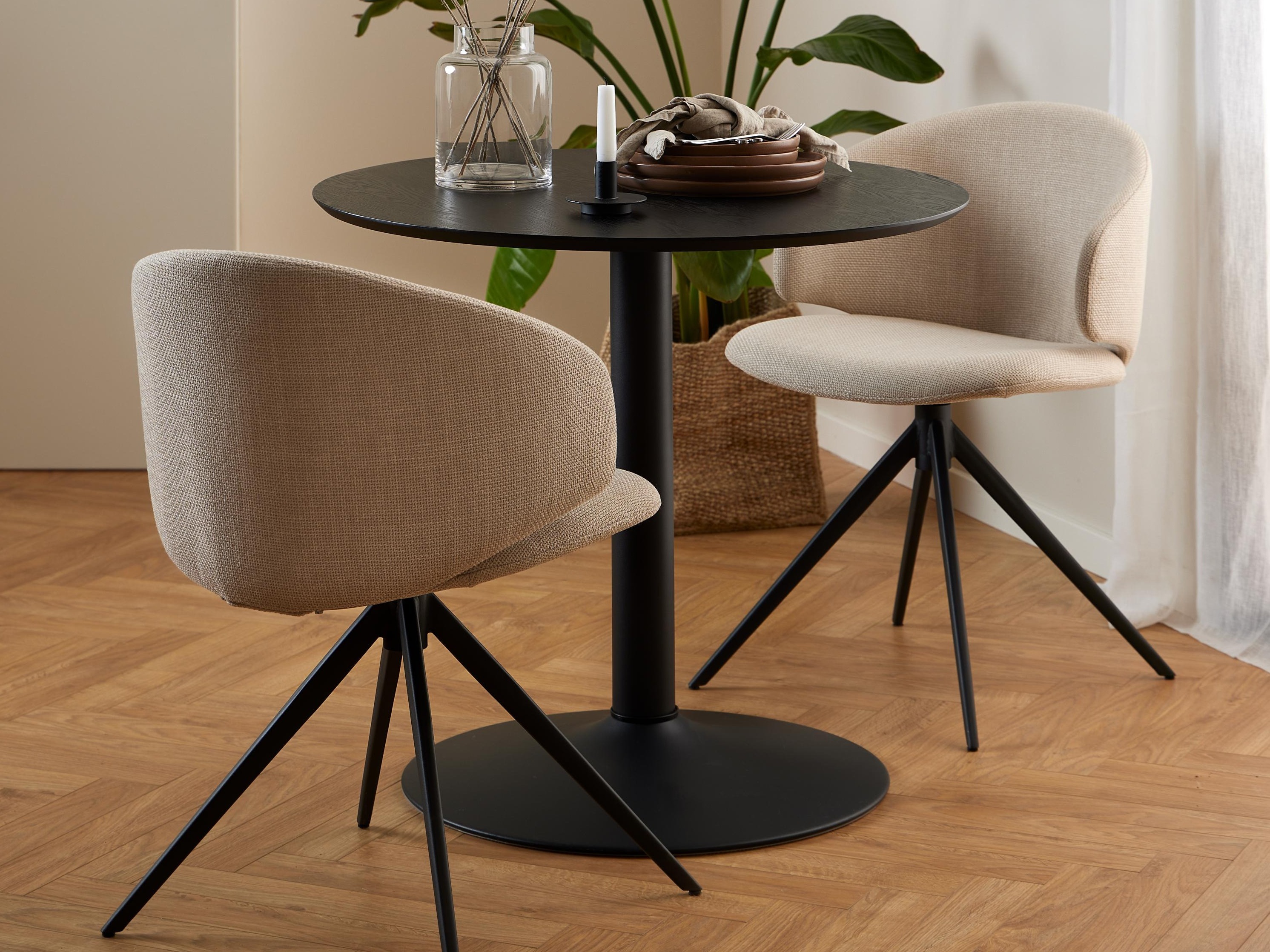 Table Norsica 1057 (Noir + Cendre noire)