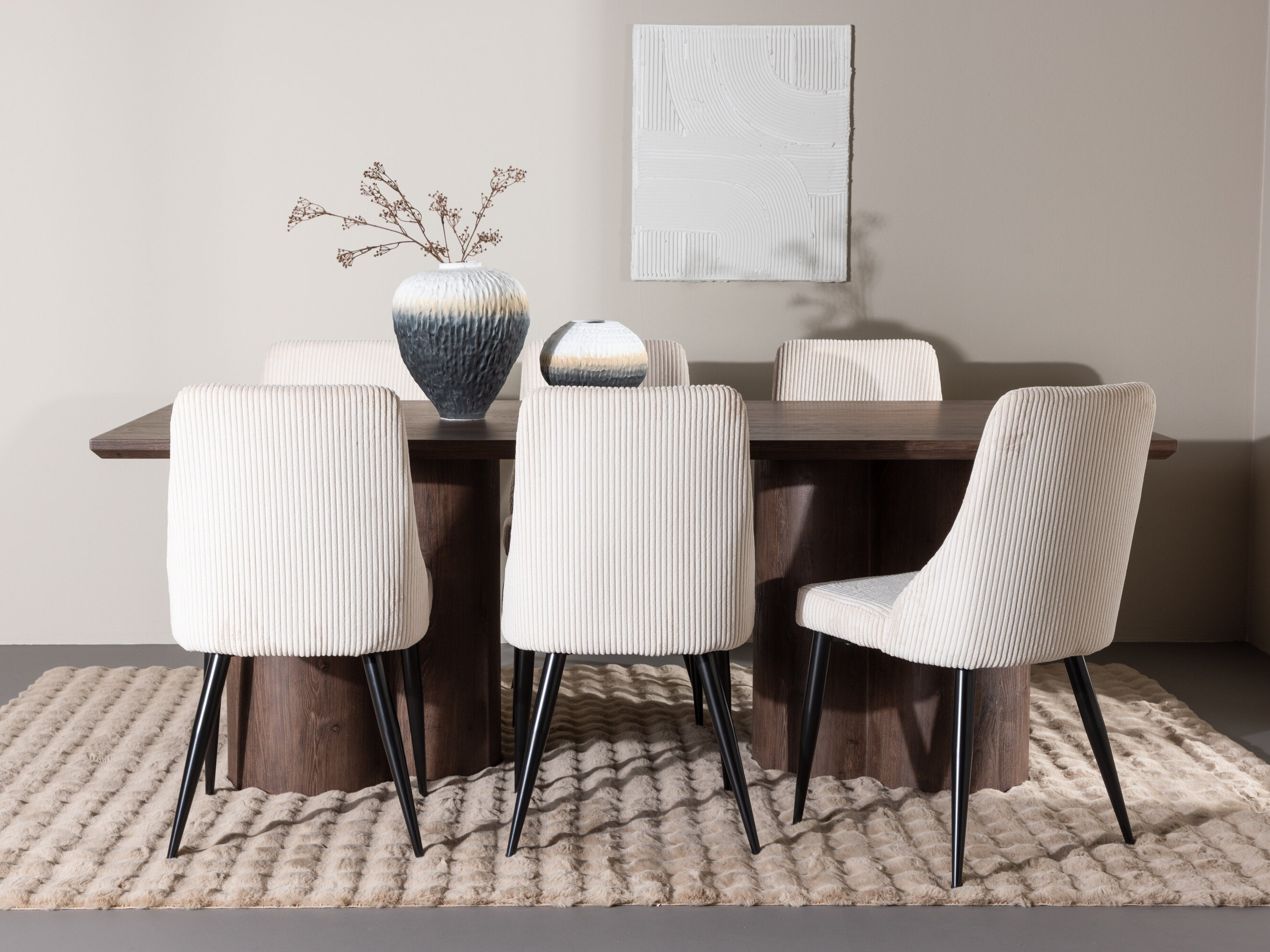 Salle à manger complète Dallas 5179 (Marron)