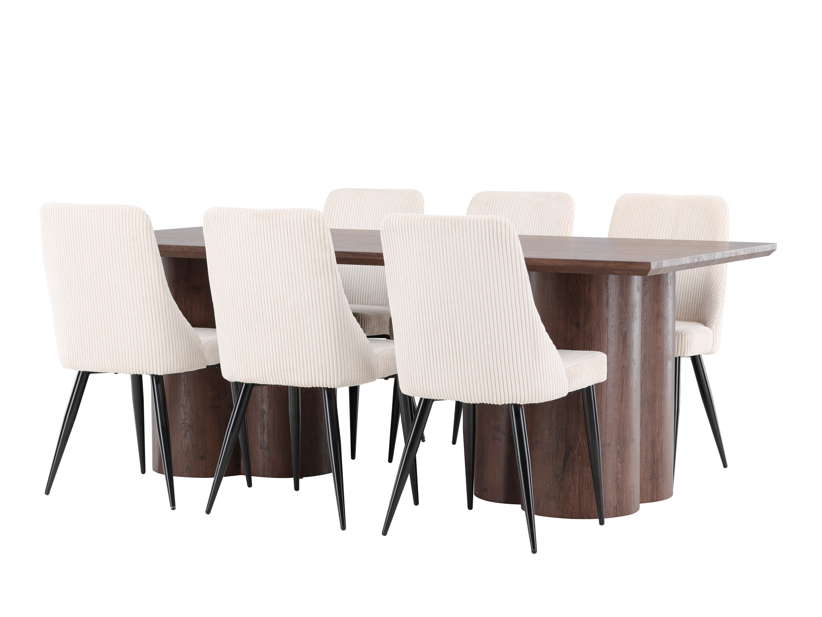 Salle à manger complète Dallas 5179 (Marron)