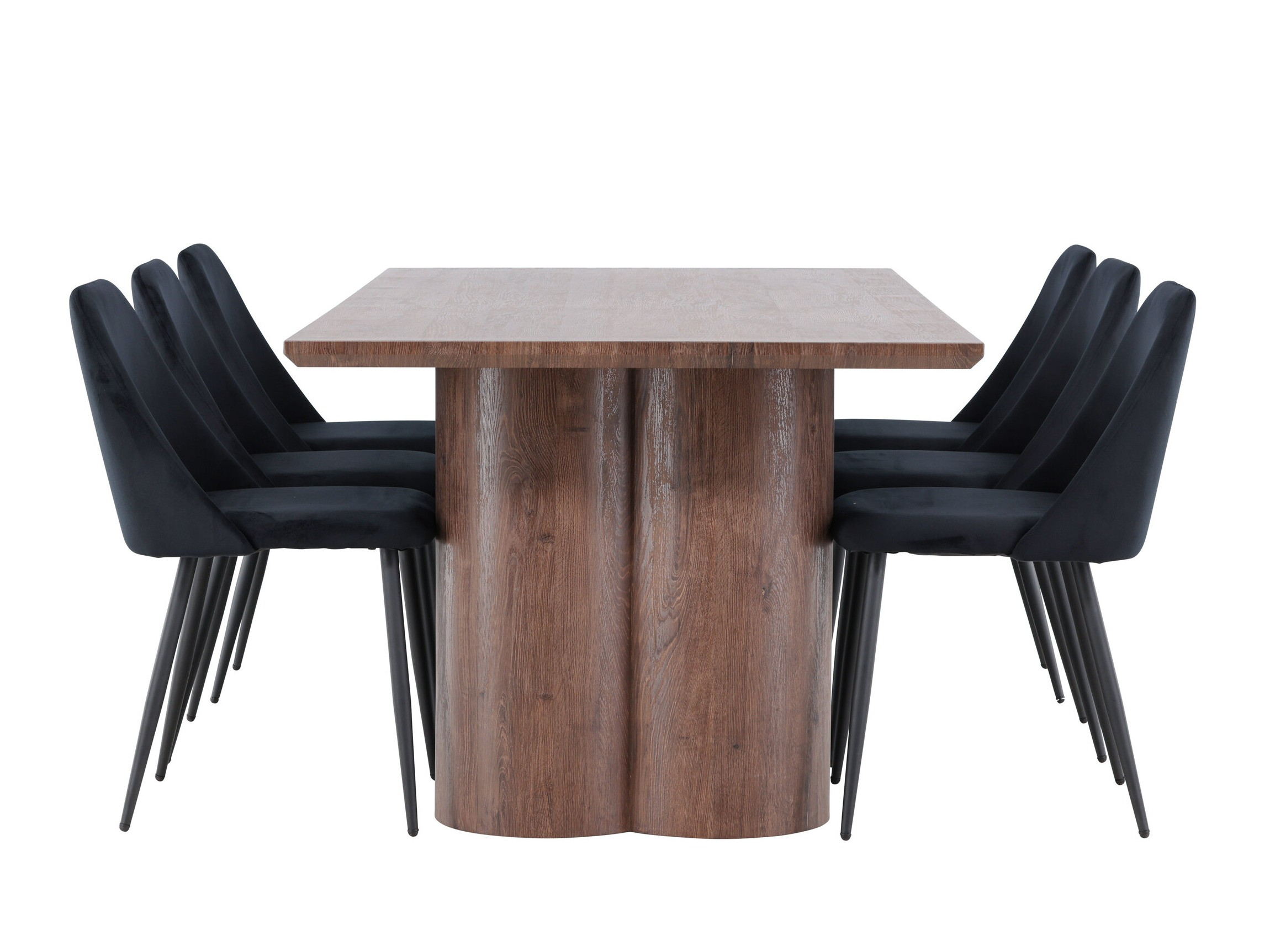 Salle à manger complète Dallas 5182 (Marron)