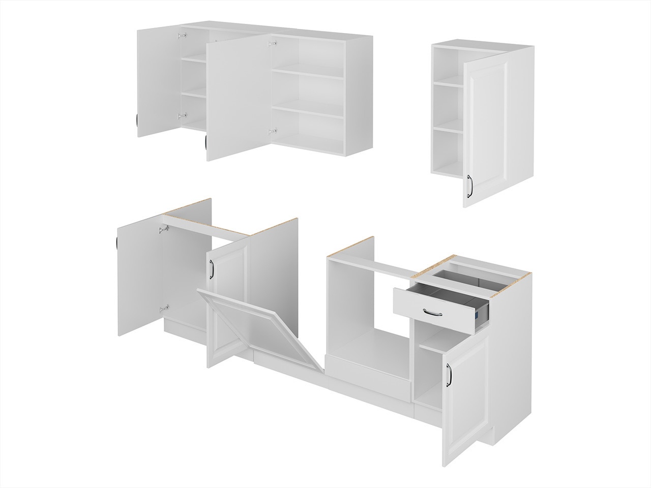 Cuisine complète modulaire Retro Grey 150