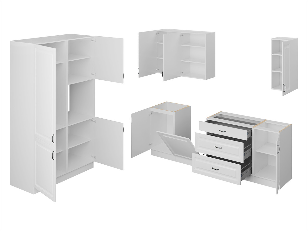 Cuisine complète modulaire Retro White 149