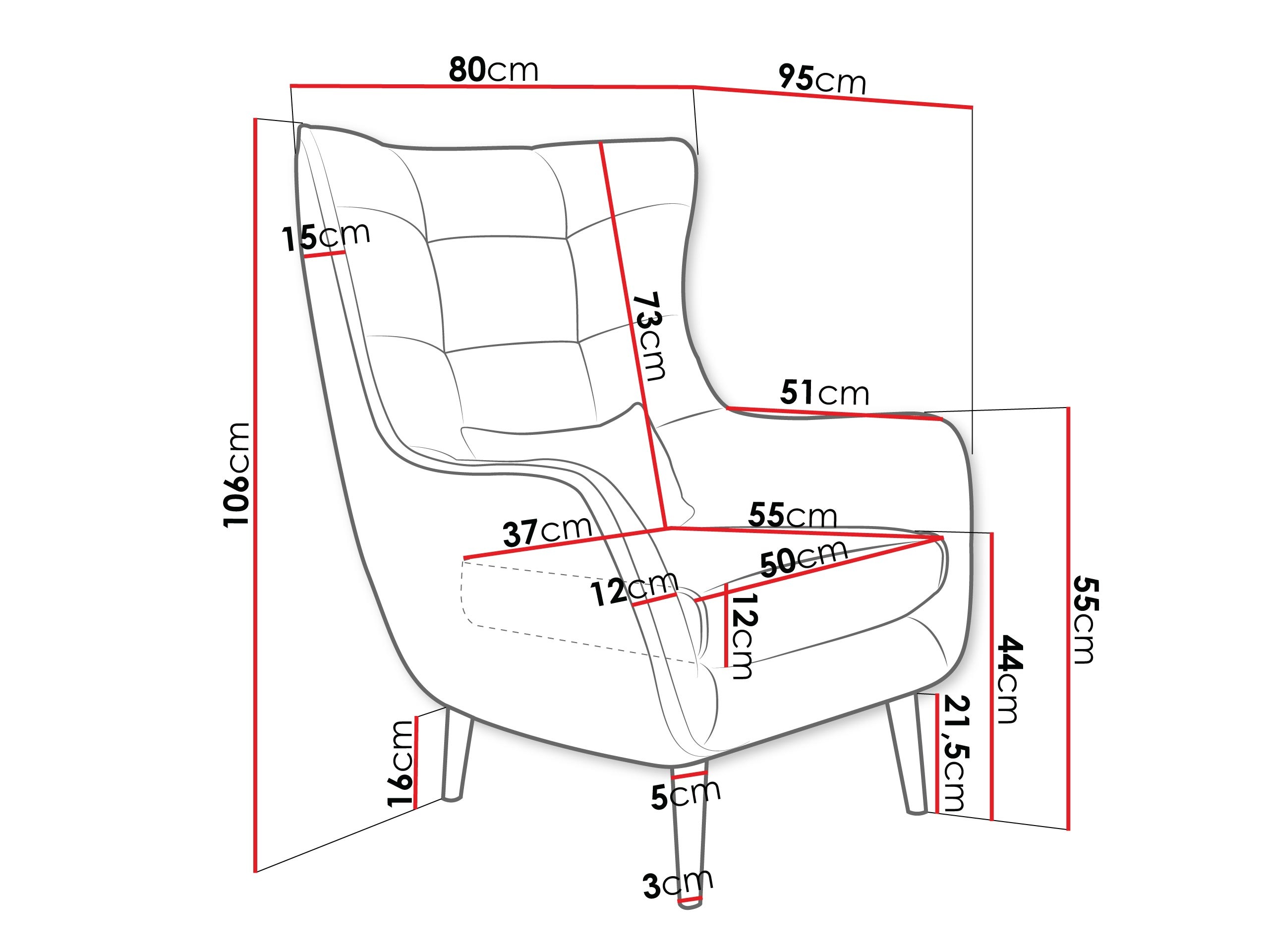 Fauteuil Comfivo Ulmus VI (Lambi 11)