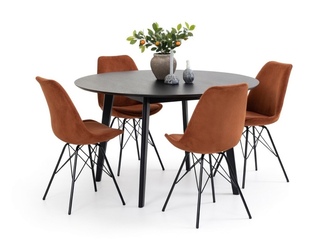 Salle à manger complète Norsica 505 (Cuivre + Noir)