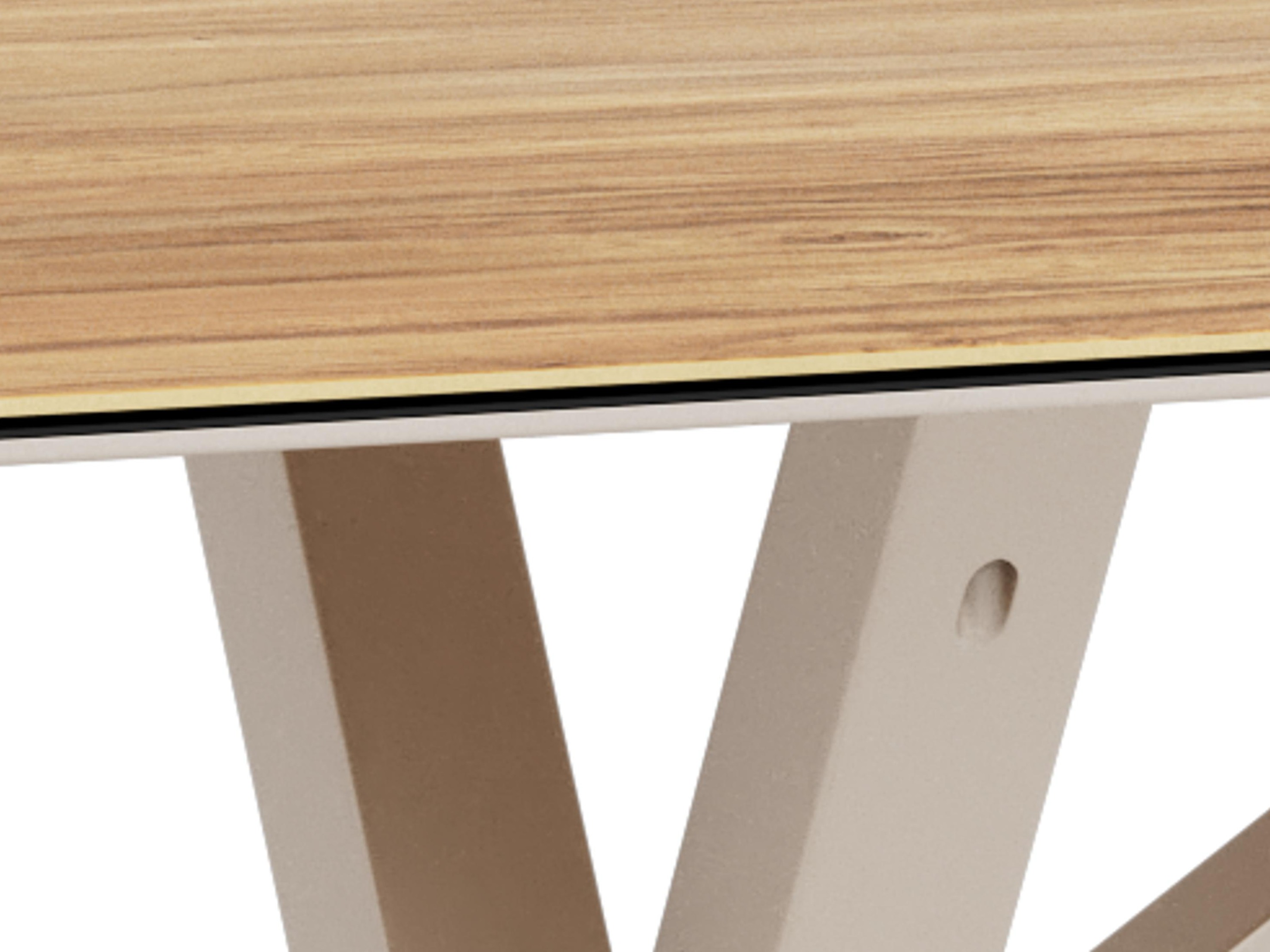 Table Norsica 446 (Chêne sauvage + Gris)