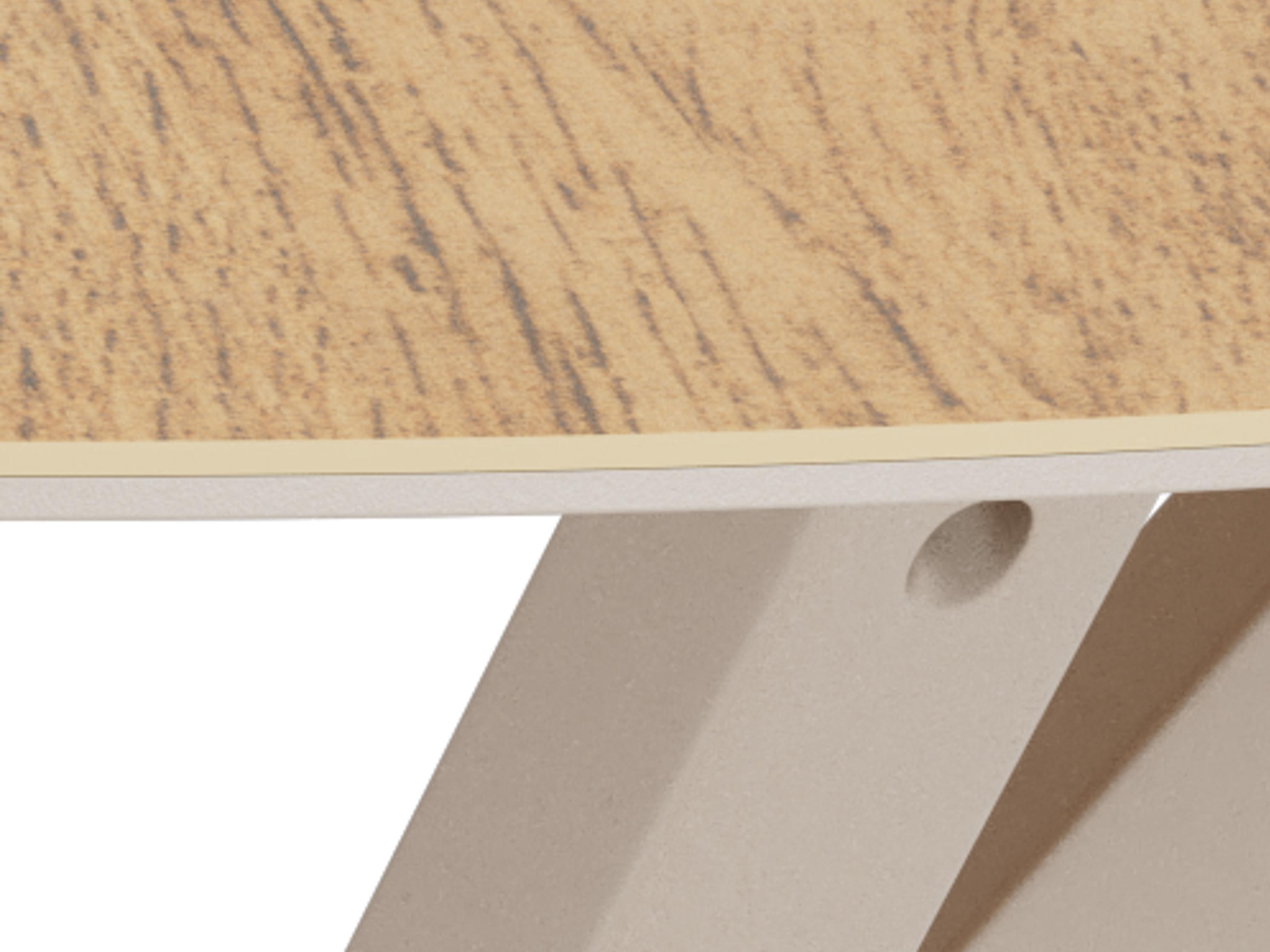 Table Norsica 780 (Chêne sauvage + Gris)