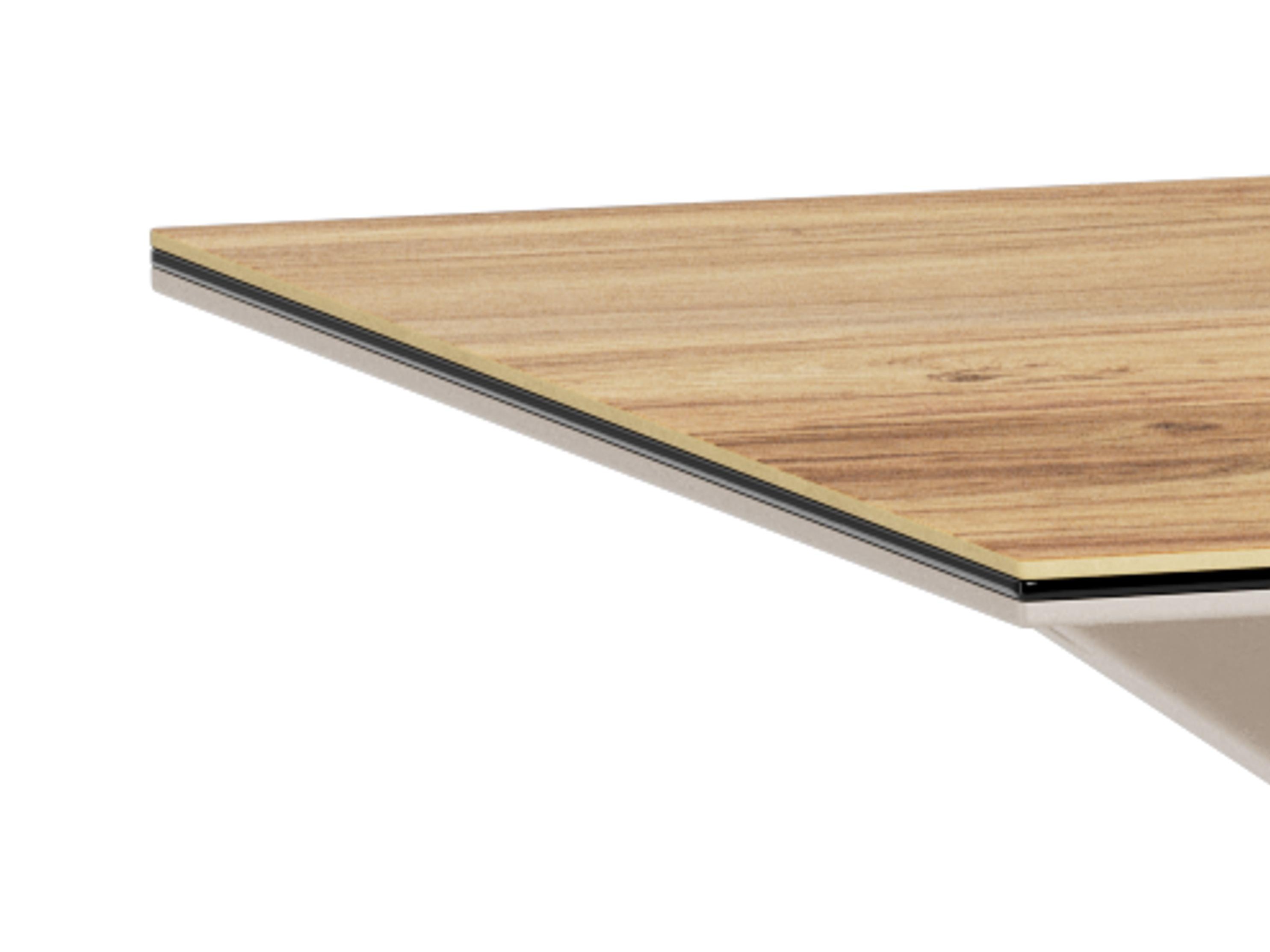 Table Norsica 918 (Chêne sauvage + Gris)