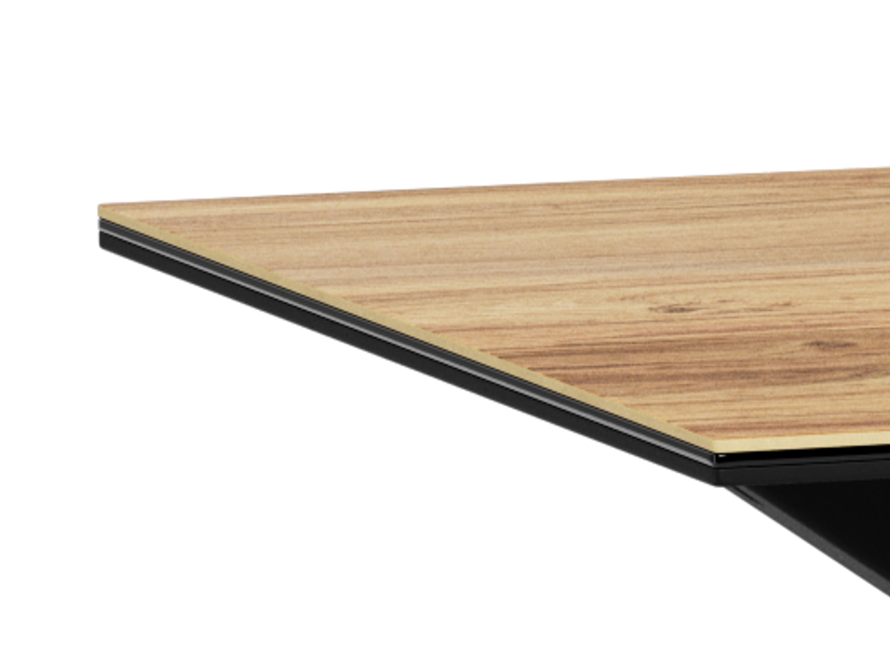 Table Norsica 918 (Chêne sauvage + Noir)