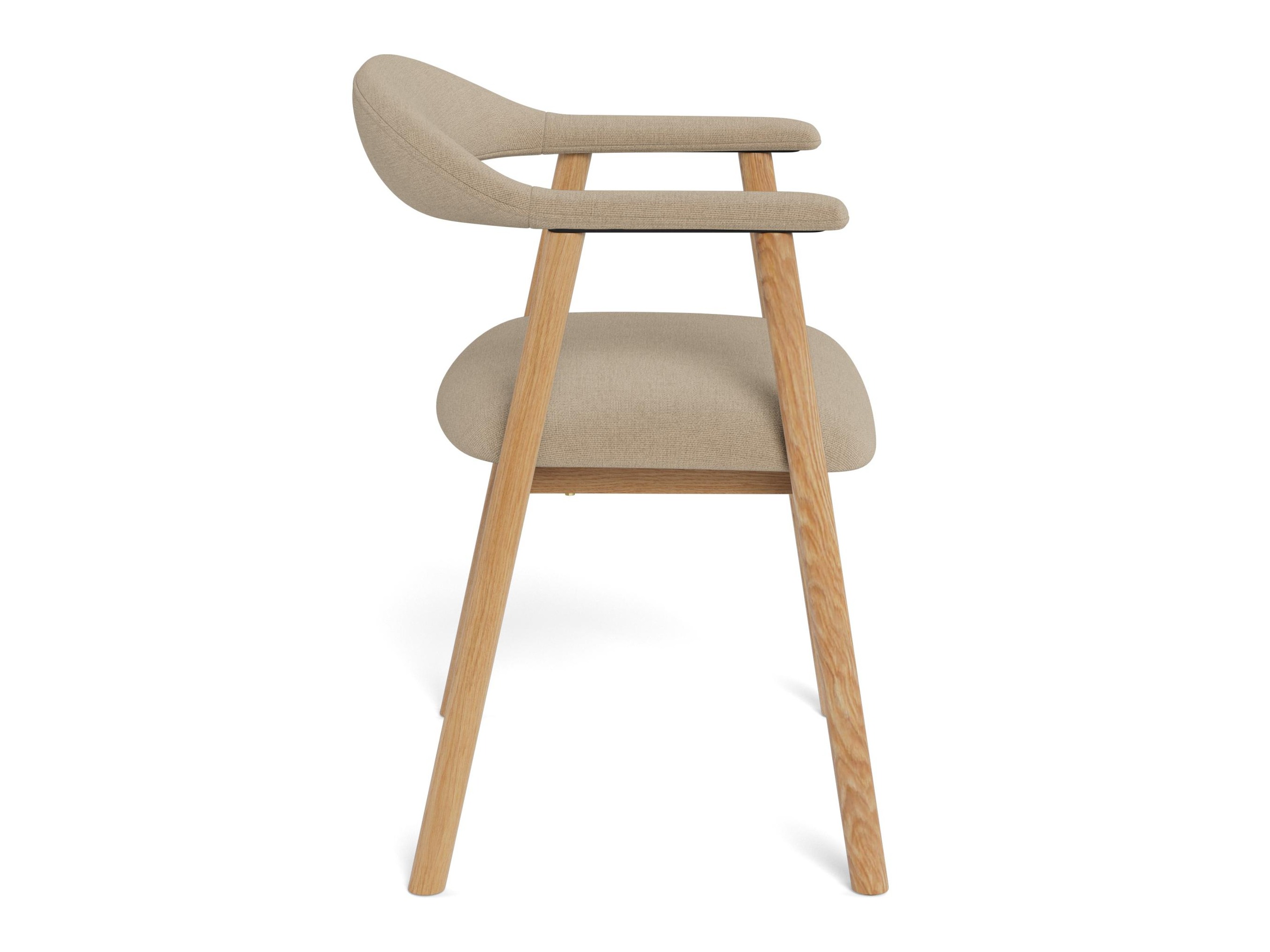 Chaise Norsica 875 (Brun clair)