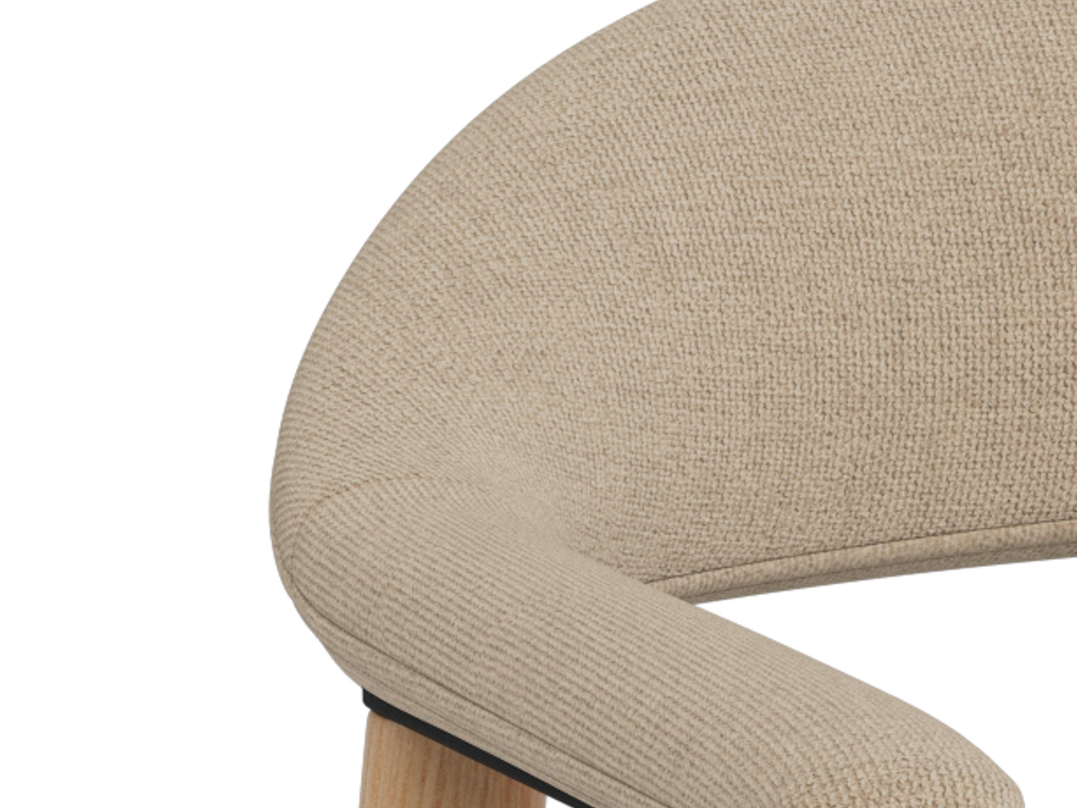 Chaise Norsica 875 (Brun clair)
