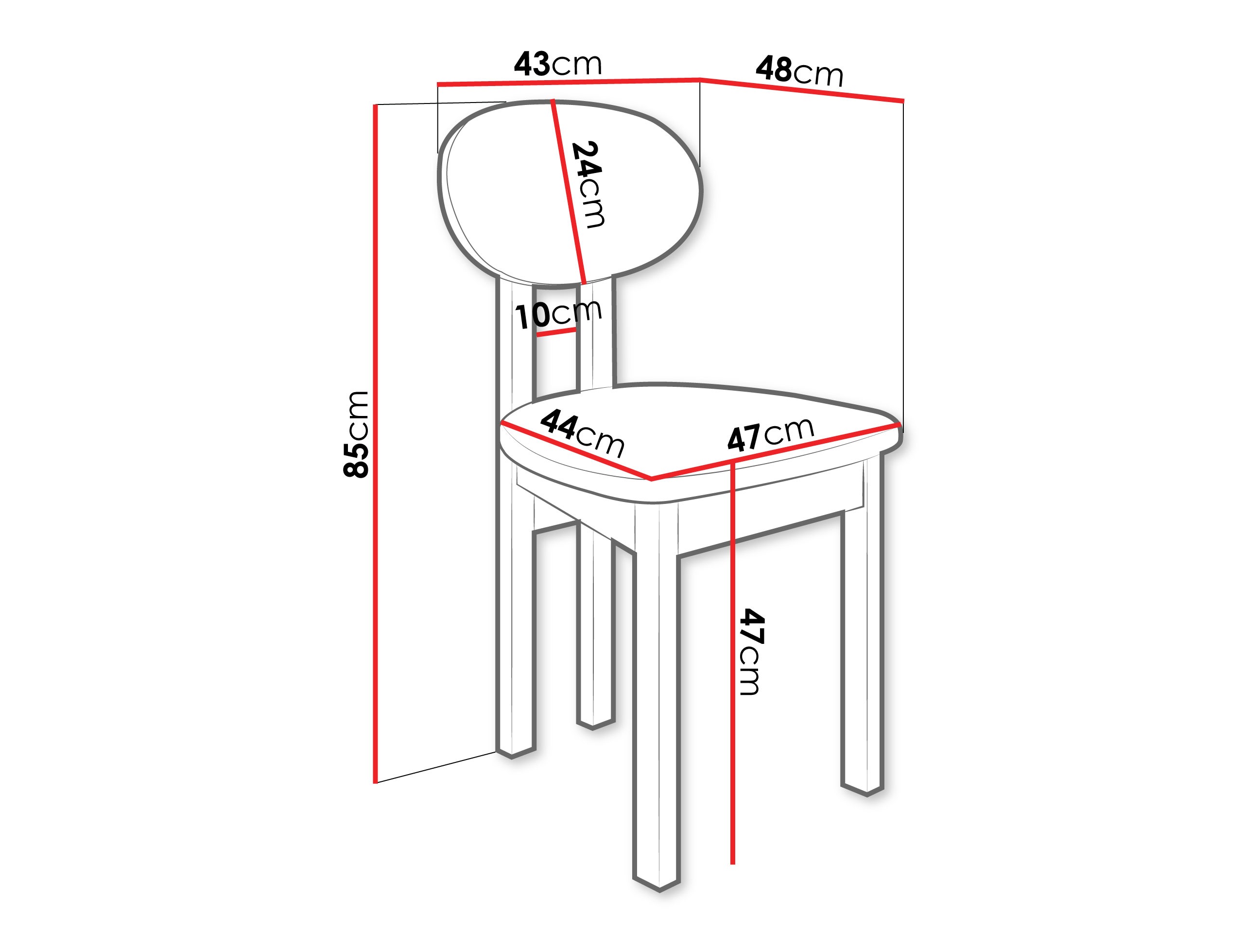 Chaise Victorville 383 (Cachemire)
