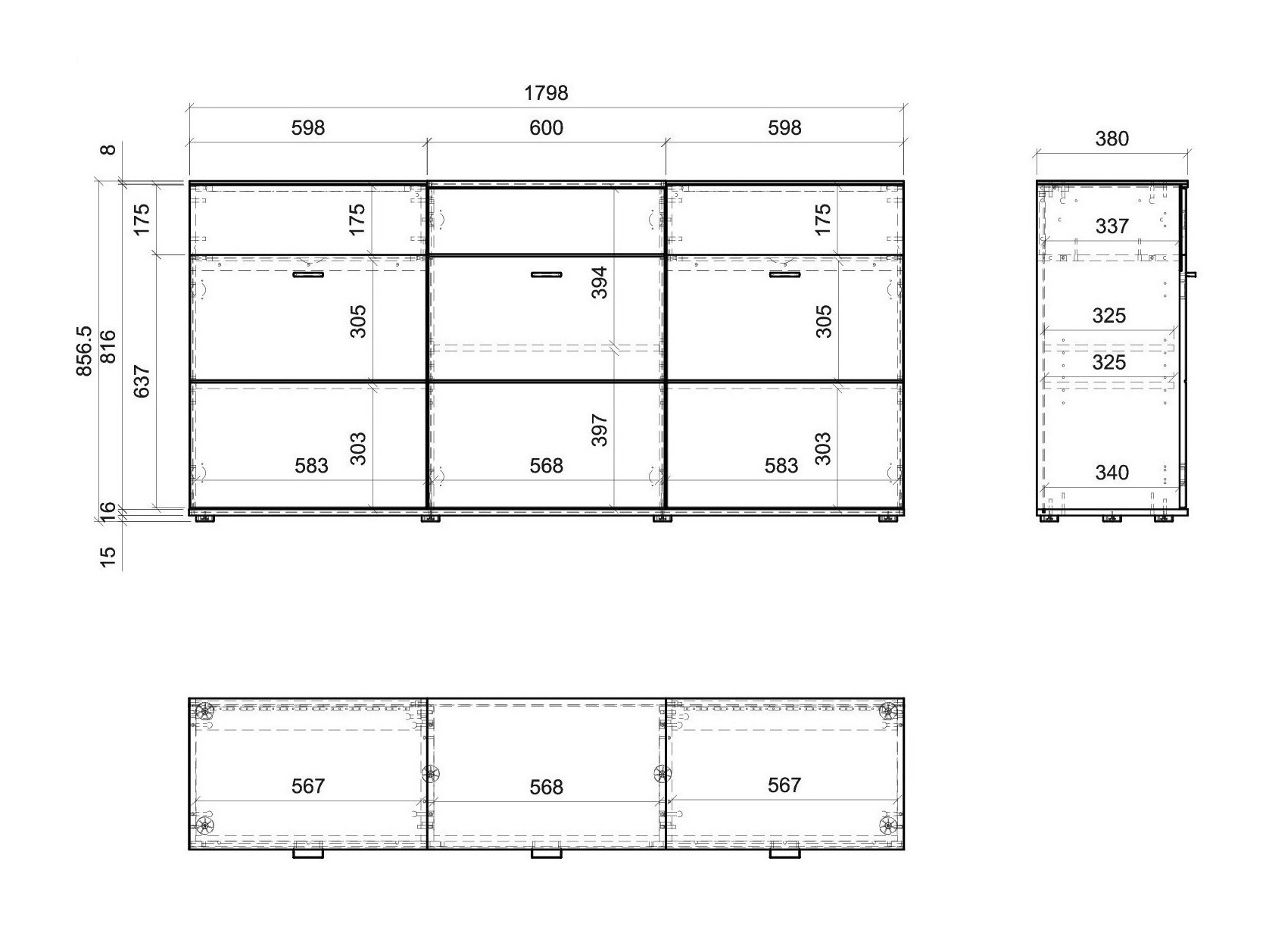 Buffet Alnue 104