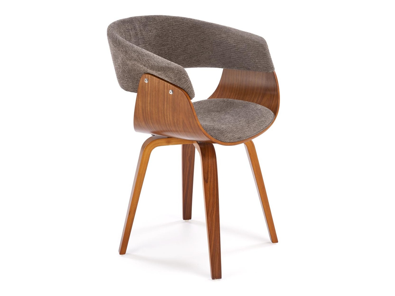 Chaise Houston 1597 (Gris + Noyer)
